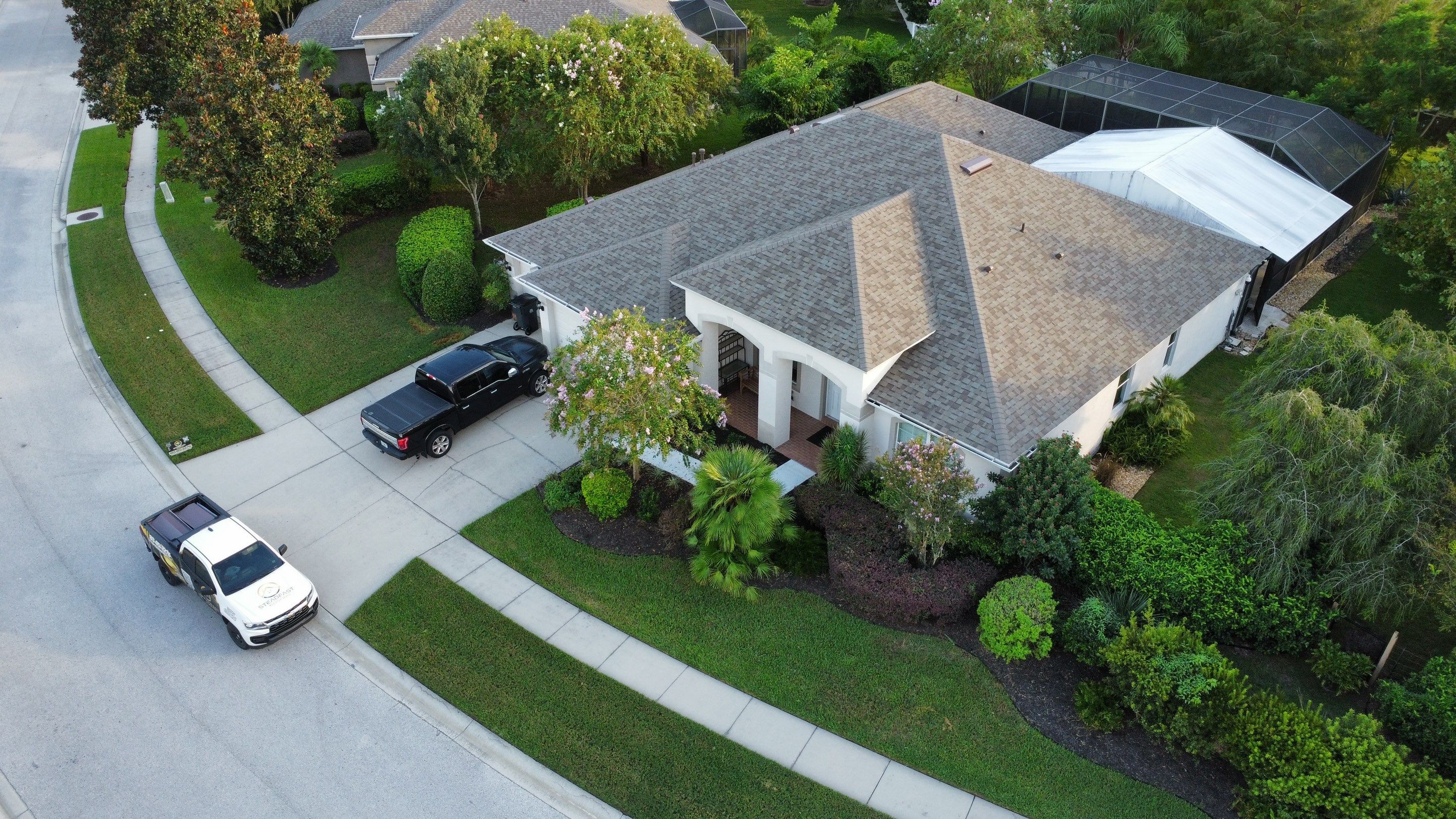 Roof Replacement in Land O' Lakes Fl. by Steadfast Roofing 