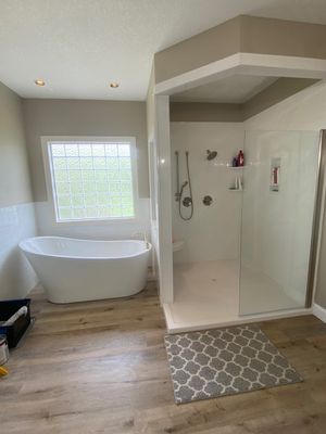 Massive Cave Shower Conversion