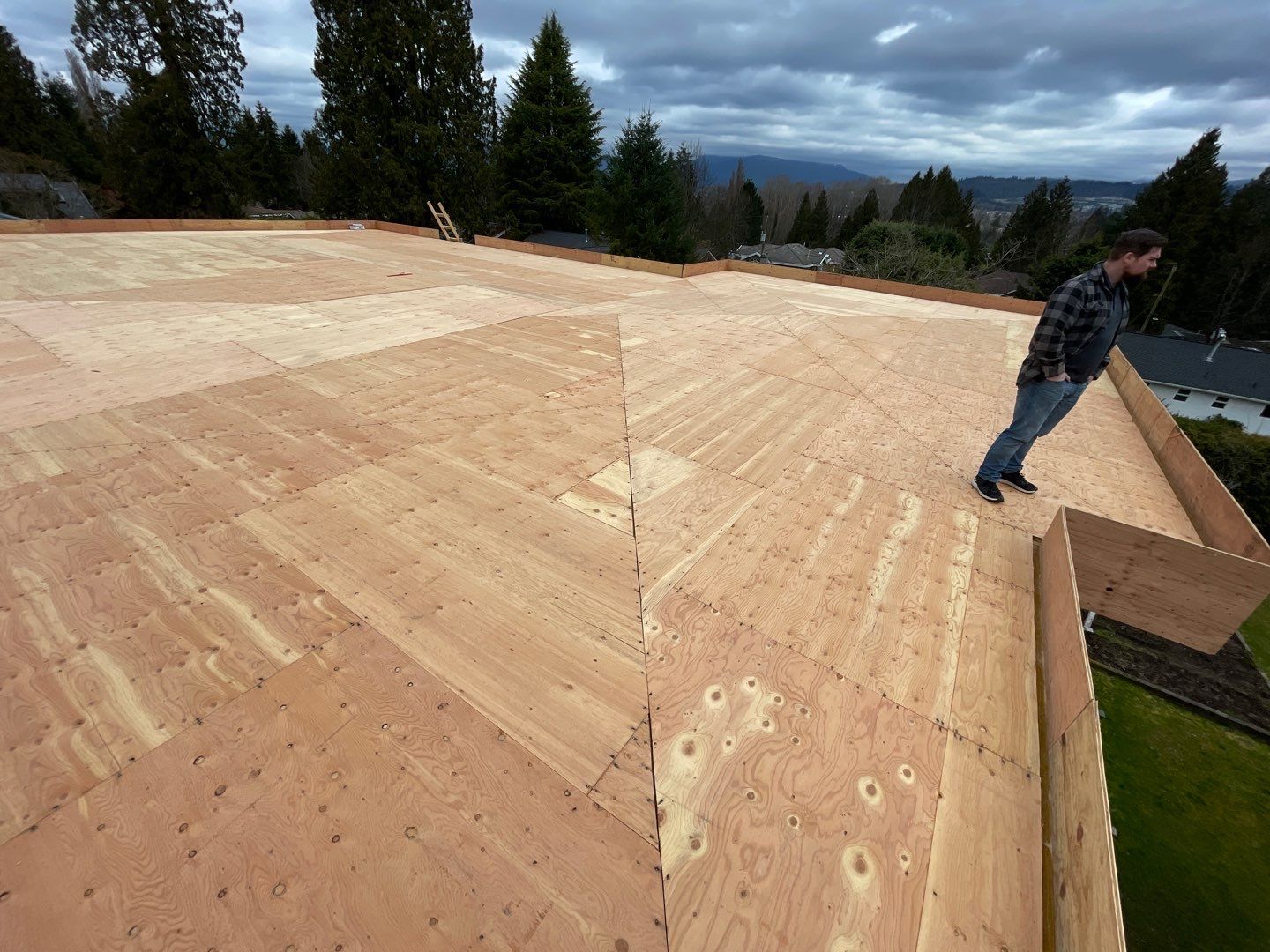 Residential Roofing Installation using Durolast roofing membrane by Top Notch Roofing Inc