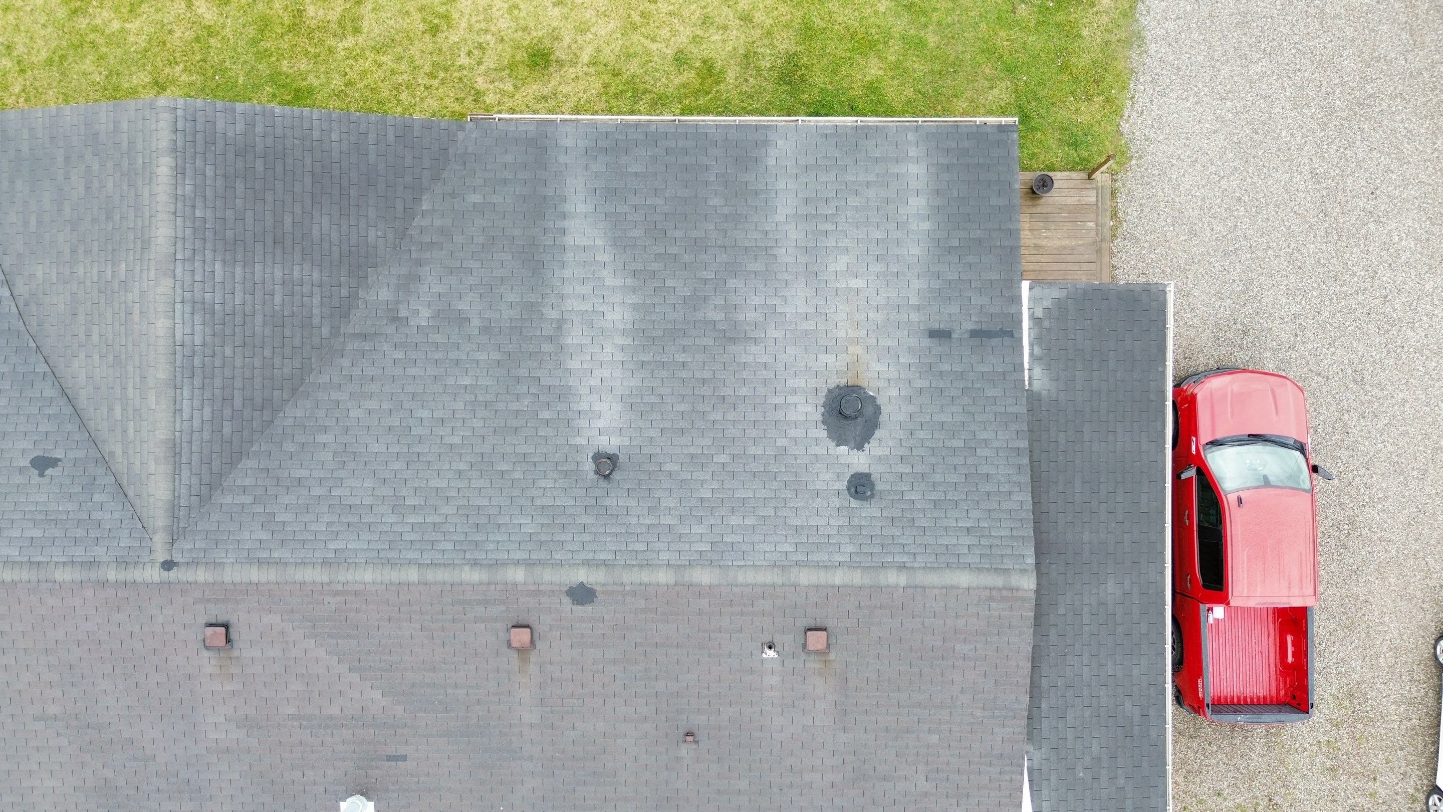 Residential Roofing Installation using Performance Panel Metal - Crinkle Bronze by RoofX 