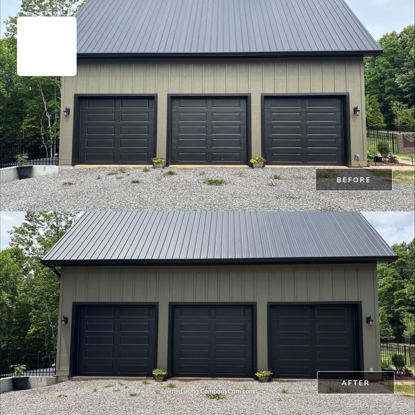 Project in South Pittsburg by Curb Appeal 