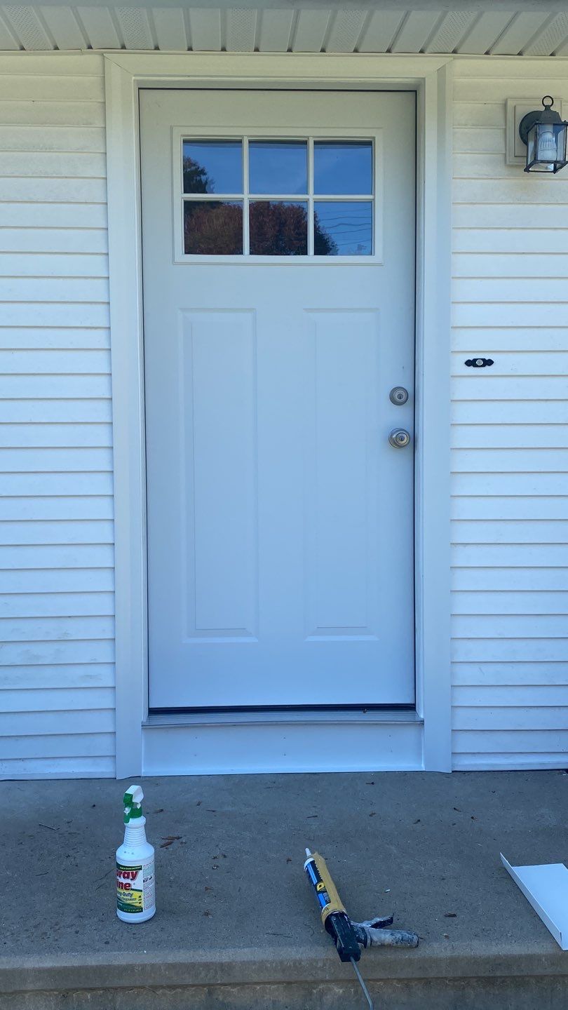 Door Installation using Thermatru by A Plus Exterior