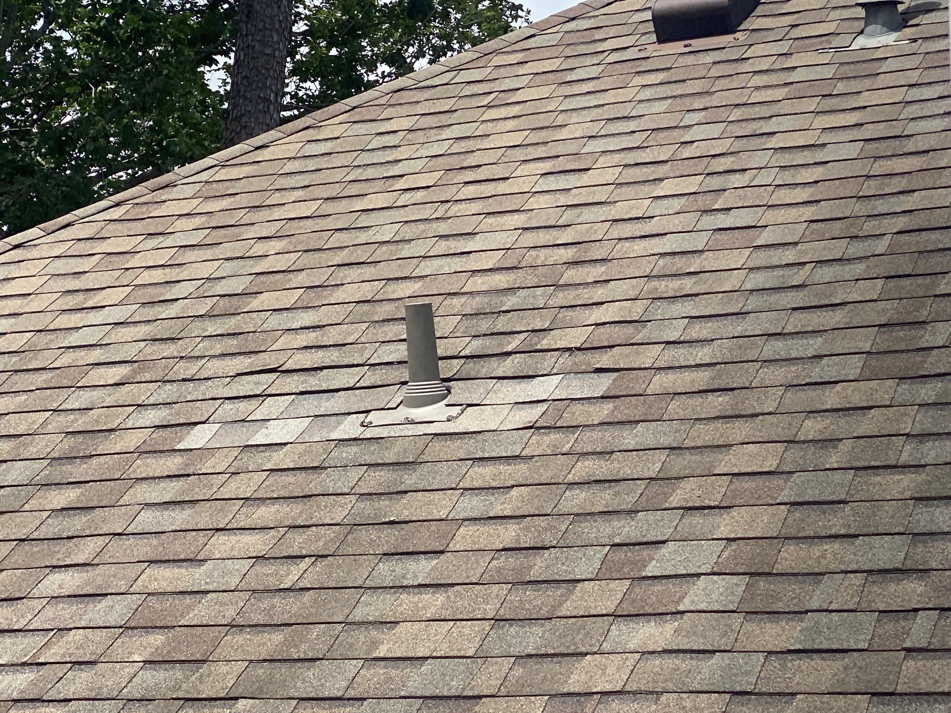 Hail Damage using Owen's Corning Duration (Lifetime) Shingles by Roof Repair Company