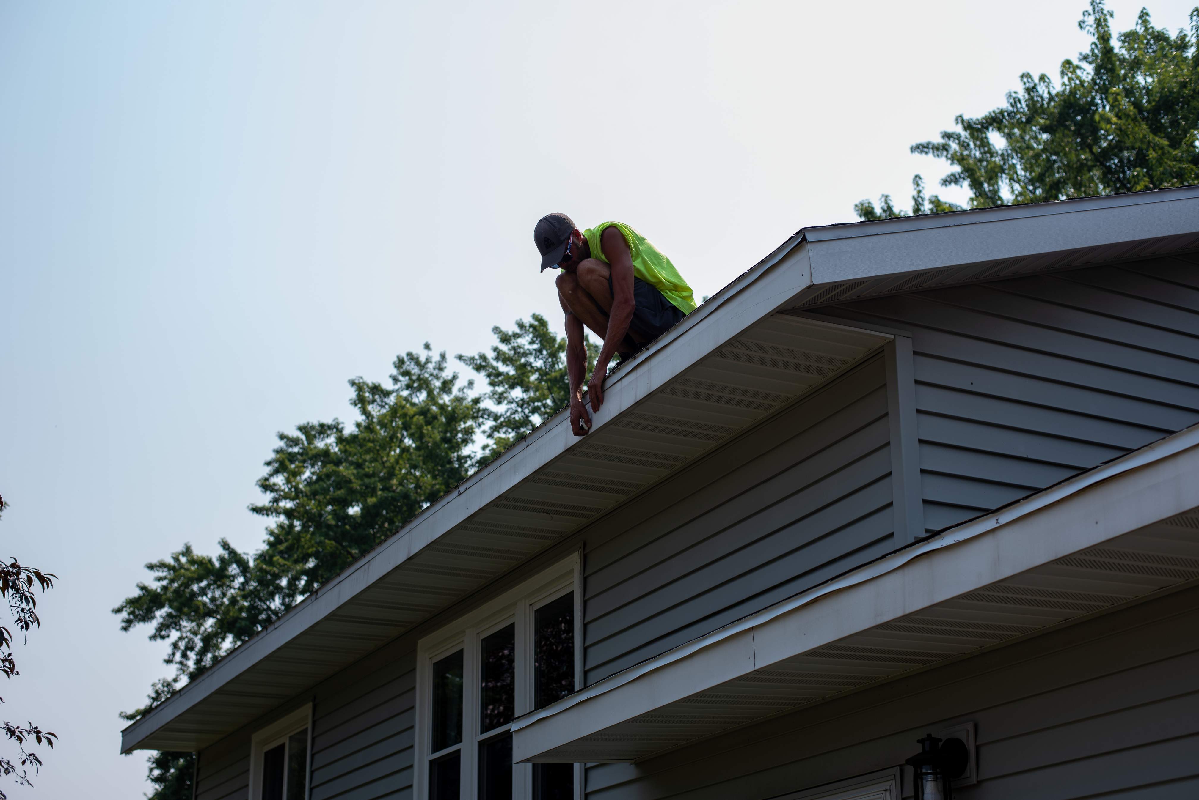 5-Inch White Seamless Gutter Installation – St. Cloud, MN by Next Level Seamless Gutters / Exteriors Inc.