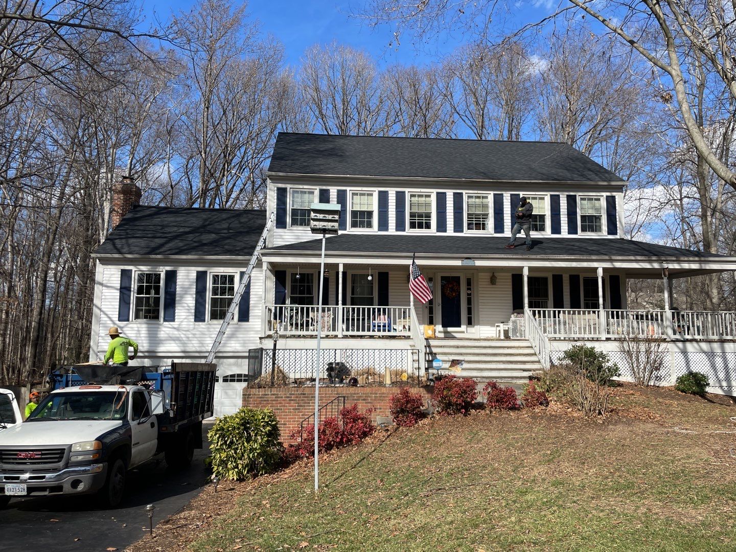Woodbridge CertainTeed Landmark Pro MD Charcoal Black New Roof Installation by RM Banning, Inc.