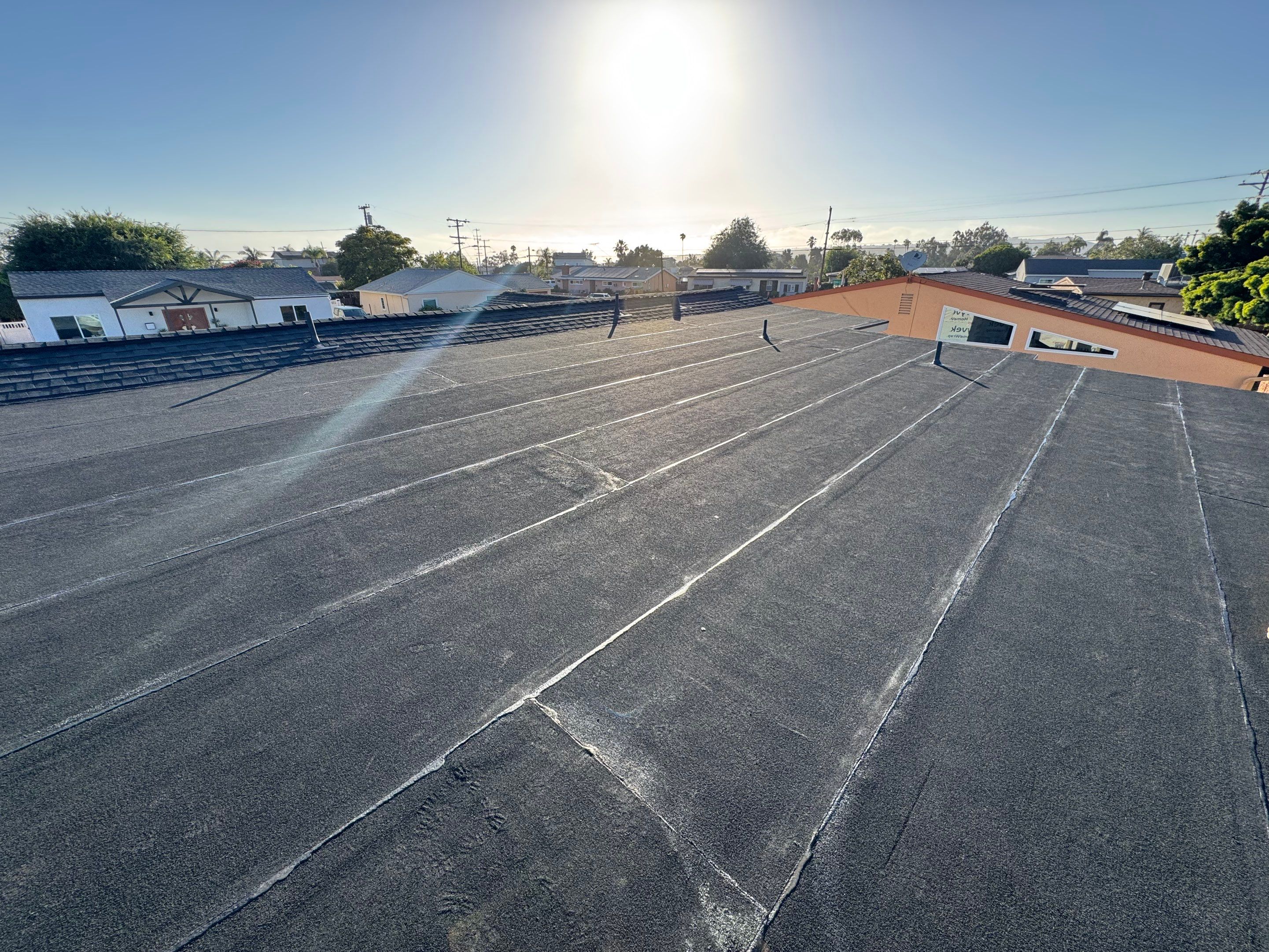 San Diego (Clairemont) New Construction Hybrid Roof | GAF Shingles & Torch-Down Roofing by Zenith Roofing Services