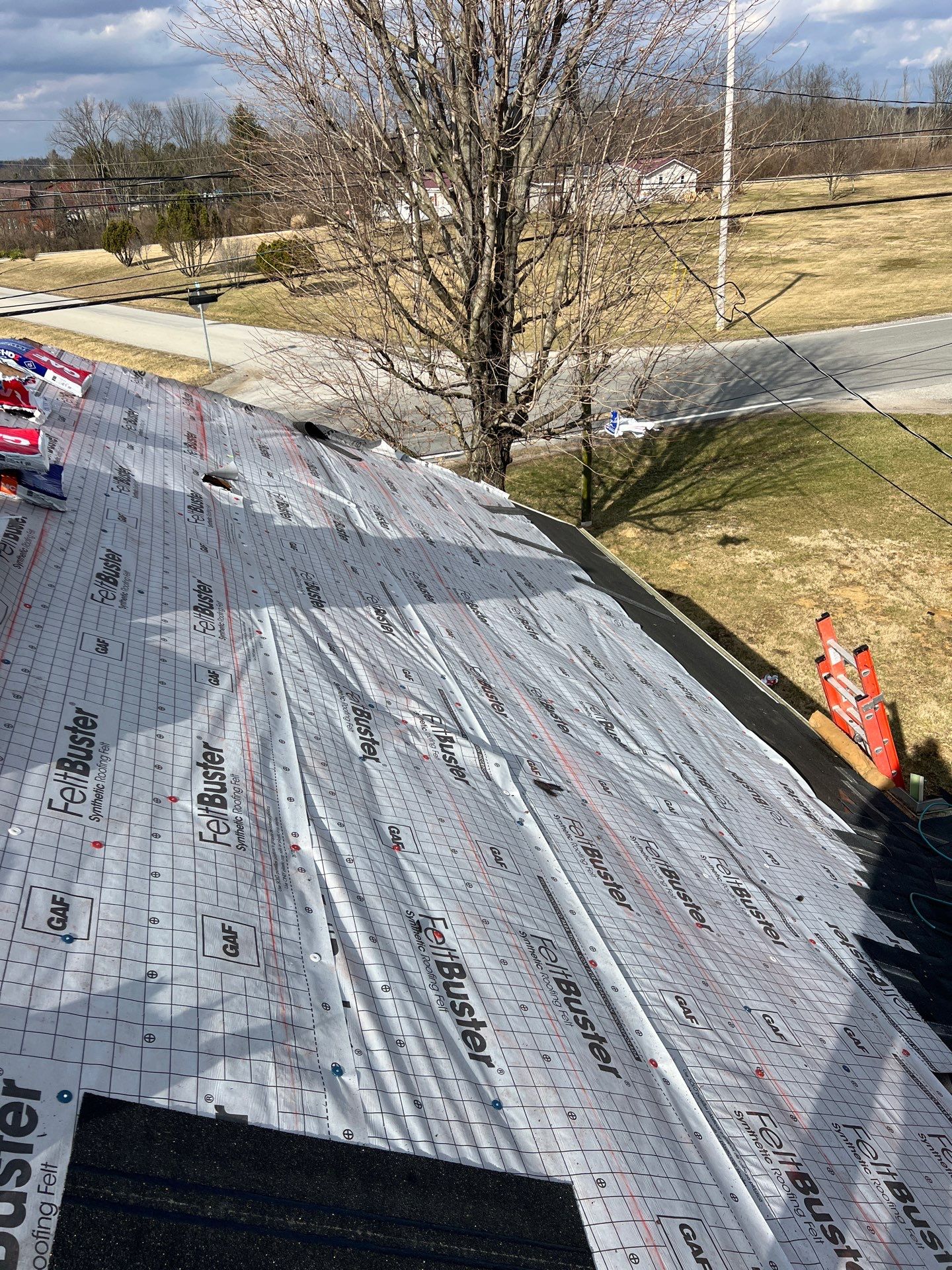 Residential Roofing Installation using Timberline HDZ Shingles - Charcoal by RoofX 