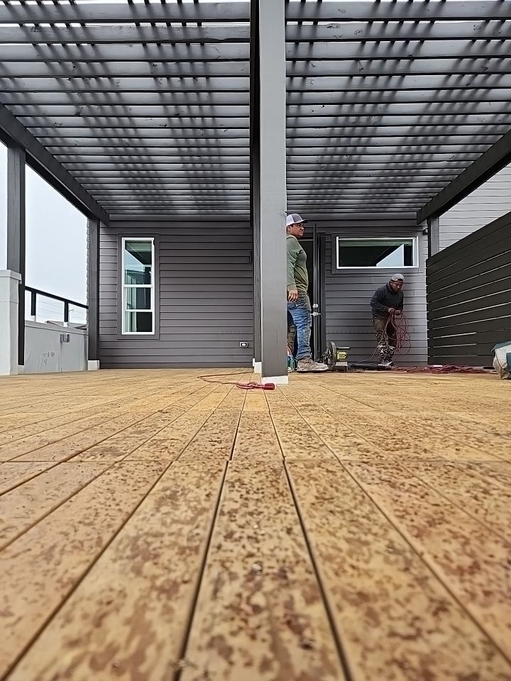 Apartment Roofing Installation using GAF HDZ Shingles, GAF TPO and Pavers in Lewisville, TX by Roof Experts
