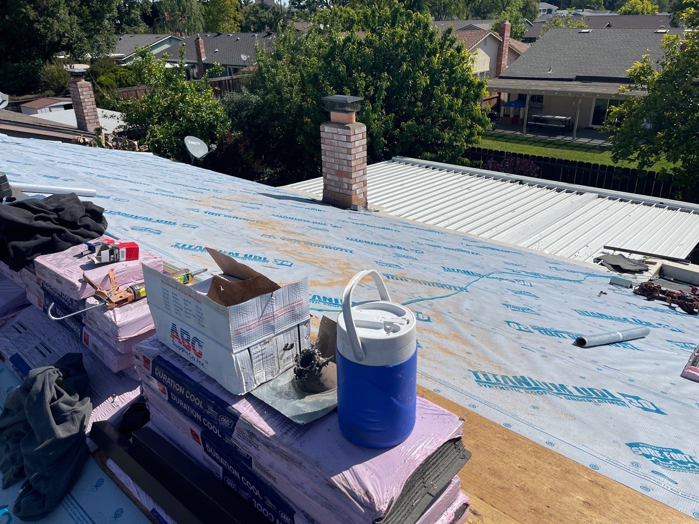 Residential Roofing Installation using Owens Corning Roofing Shingles by Byers Enterprises 