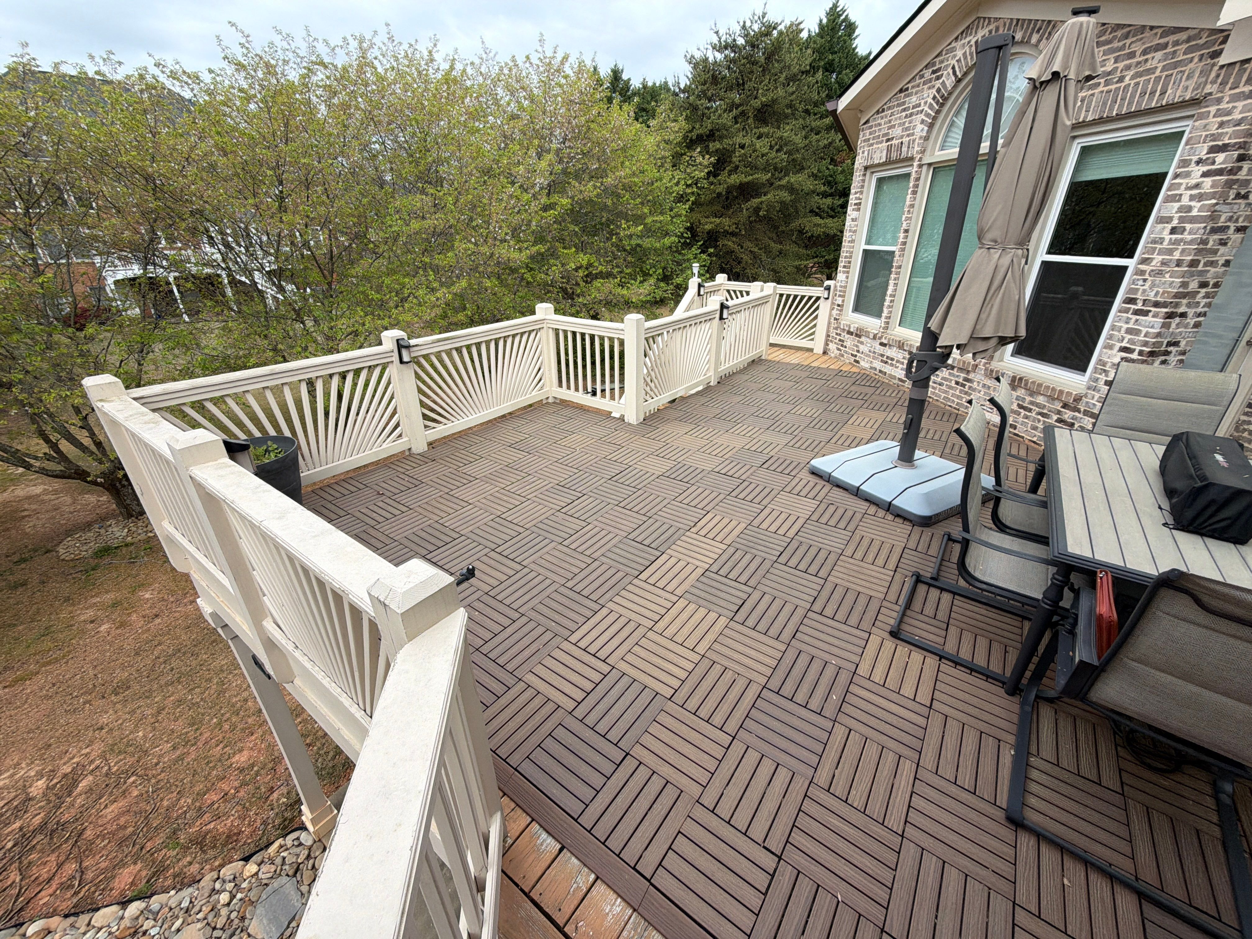 Lawrenceville, GA Deckorators Deck Resurface, Under-Deck, and Trex Deck Lighting Installation by Nelson Exteriors 