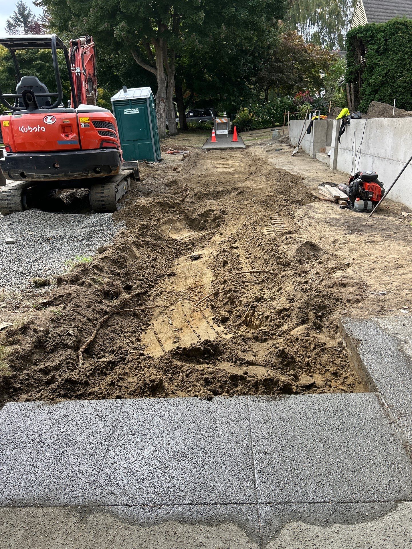 David | Concrete Sidewalk by Jireh Asphalt & Concrete Inc 