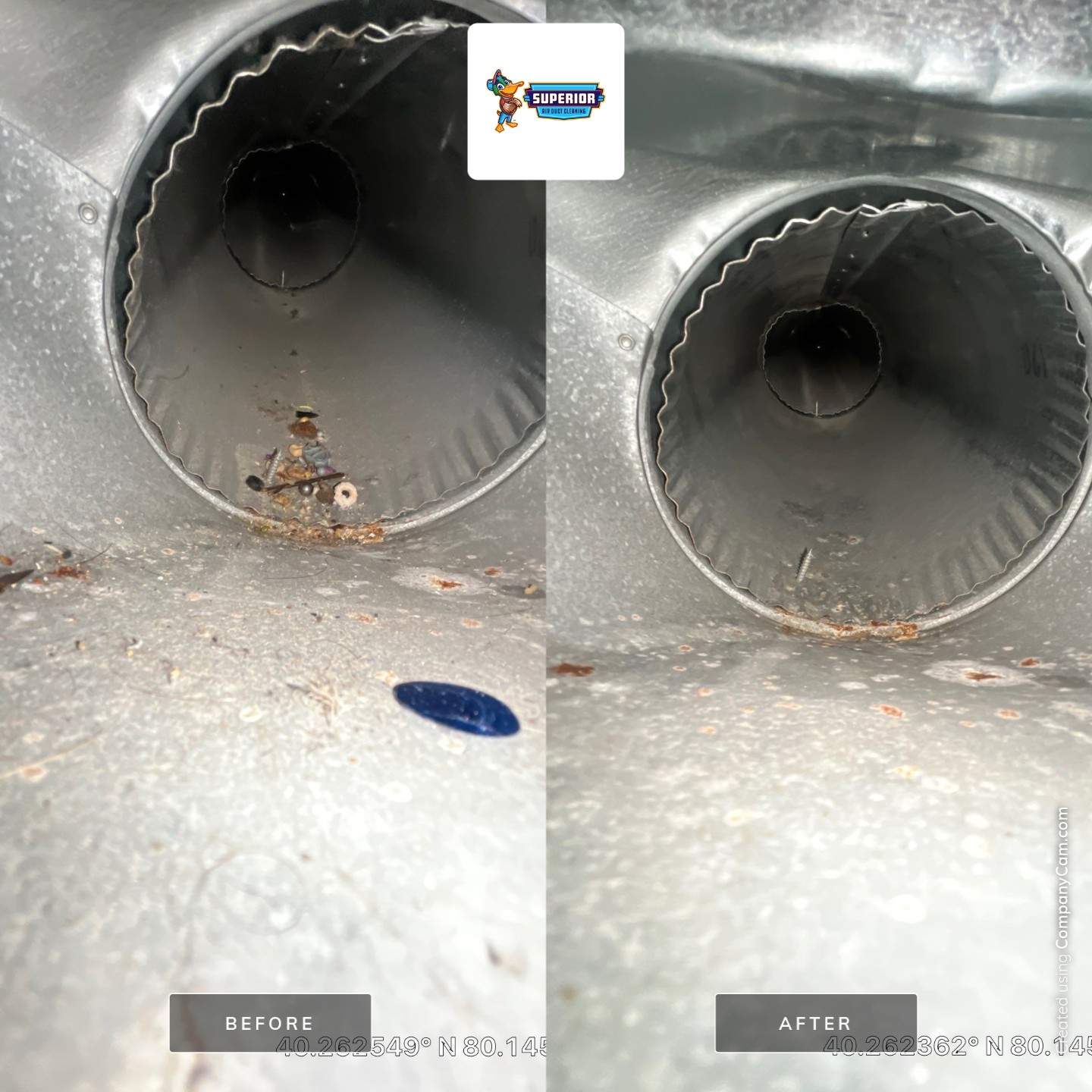 Air Duct Cleaning With a Vacuum Truck in Canonsburg, PA by Superior Air Duct Cleaning
