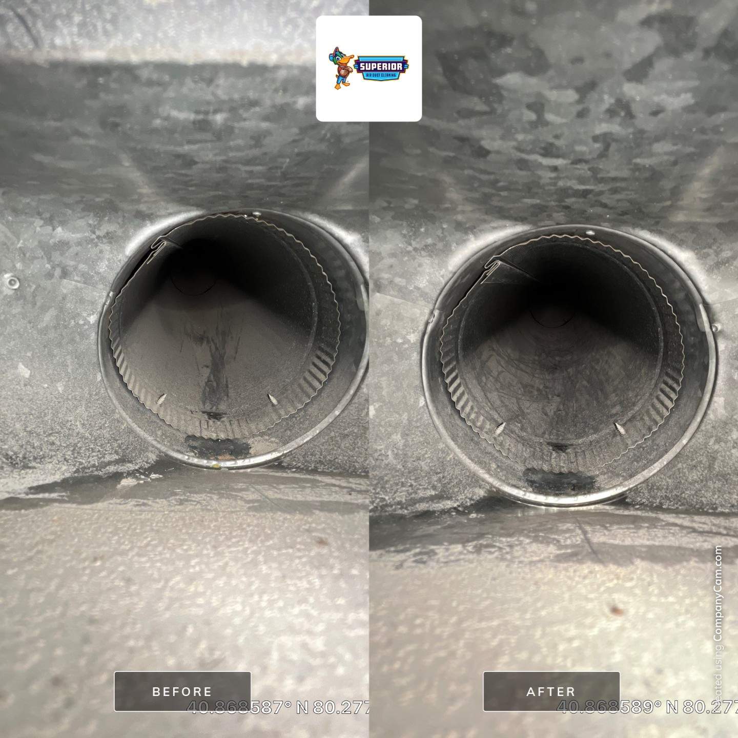Air Duct Cleaning With a Vacuum Truck in Ellwood City, PA by Superior Air Duct Cleaning