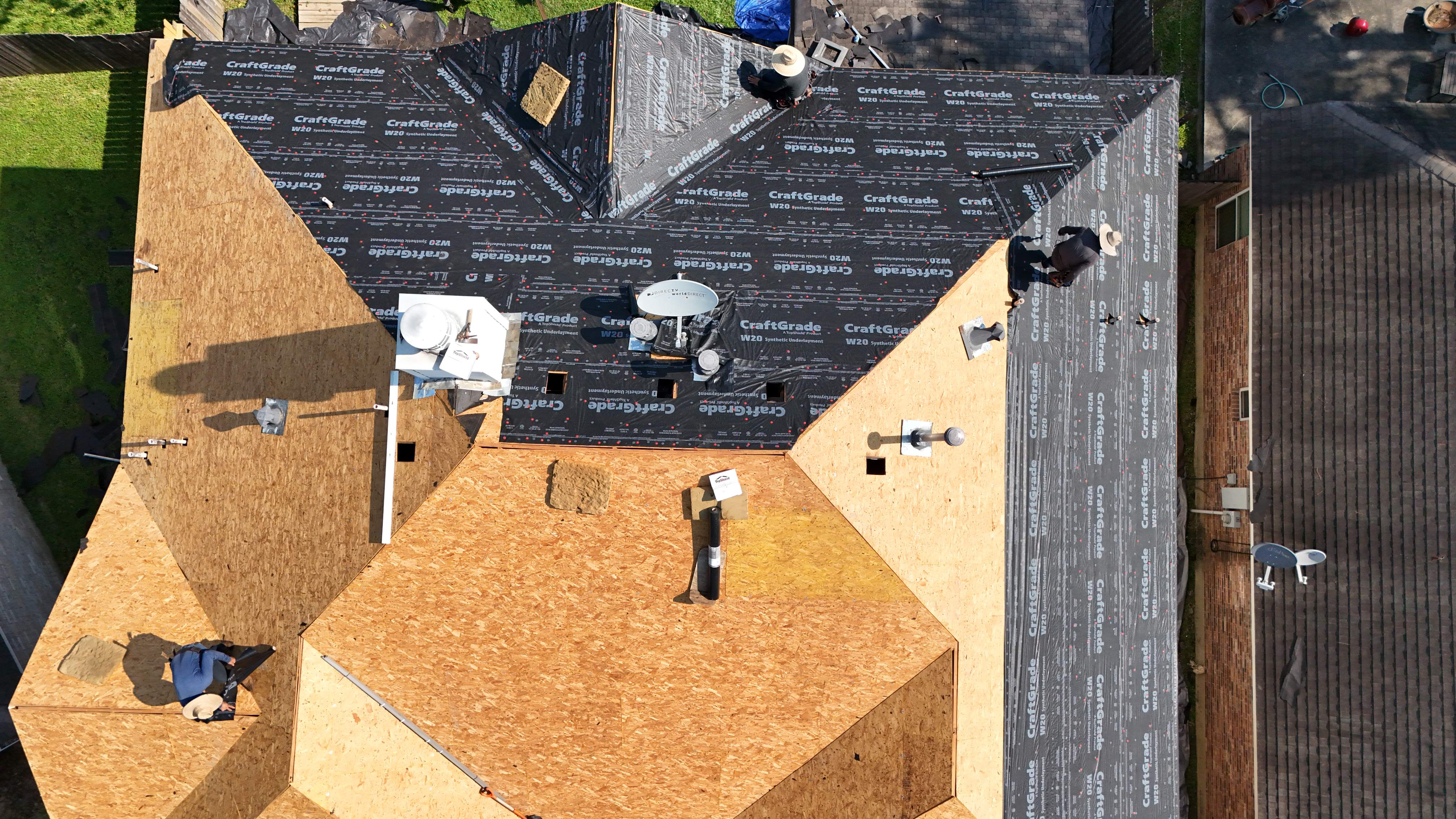 Complete Hip-Roof Replacement — Spring, TX by PL Roofing & SB Roofing, LLC.