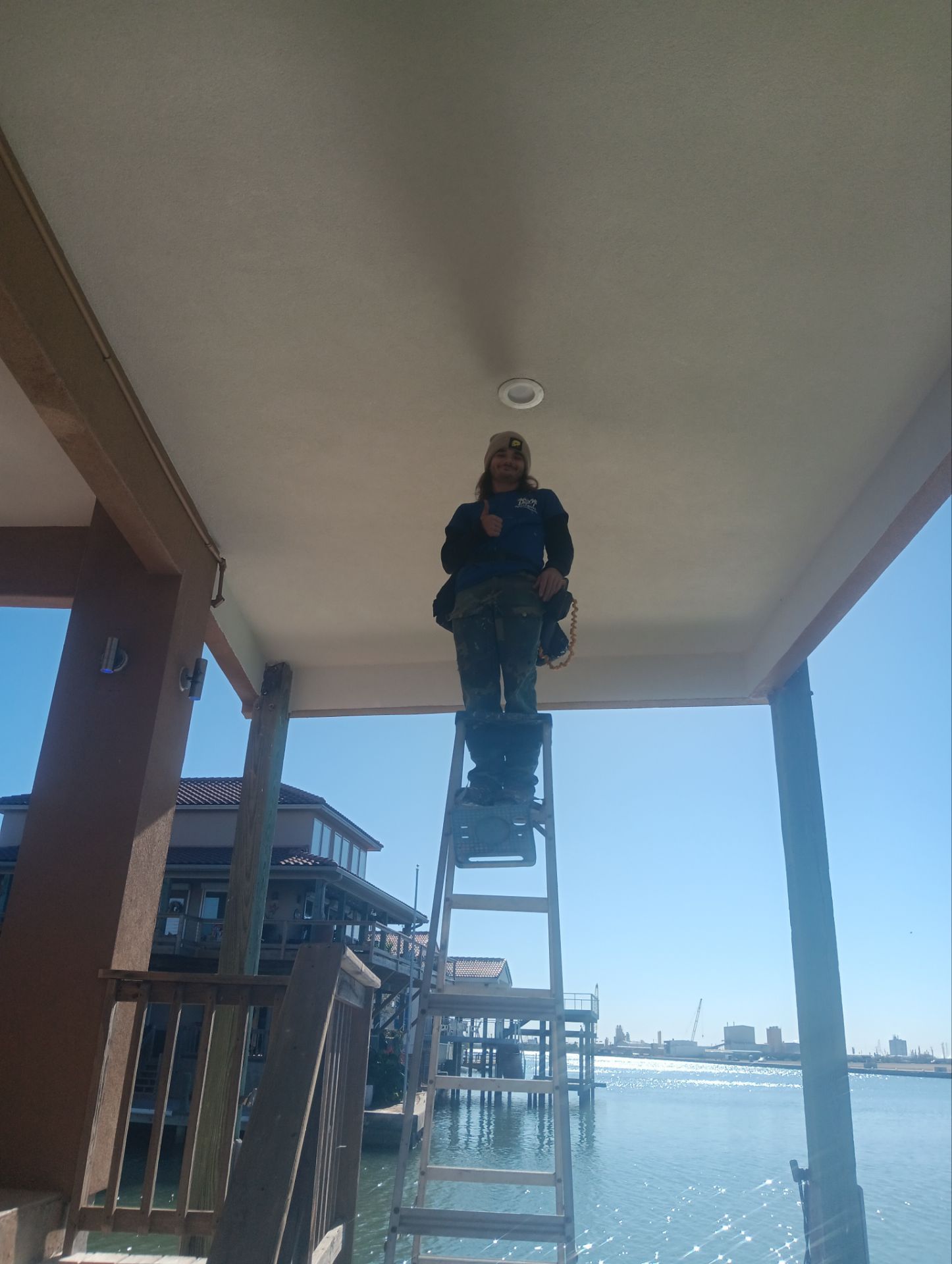 Waterfront Walkout Waterproofed! by Bayfront Roofing and Construction
