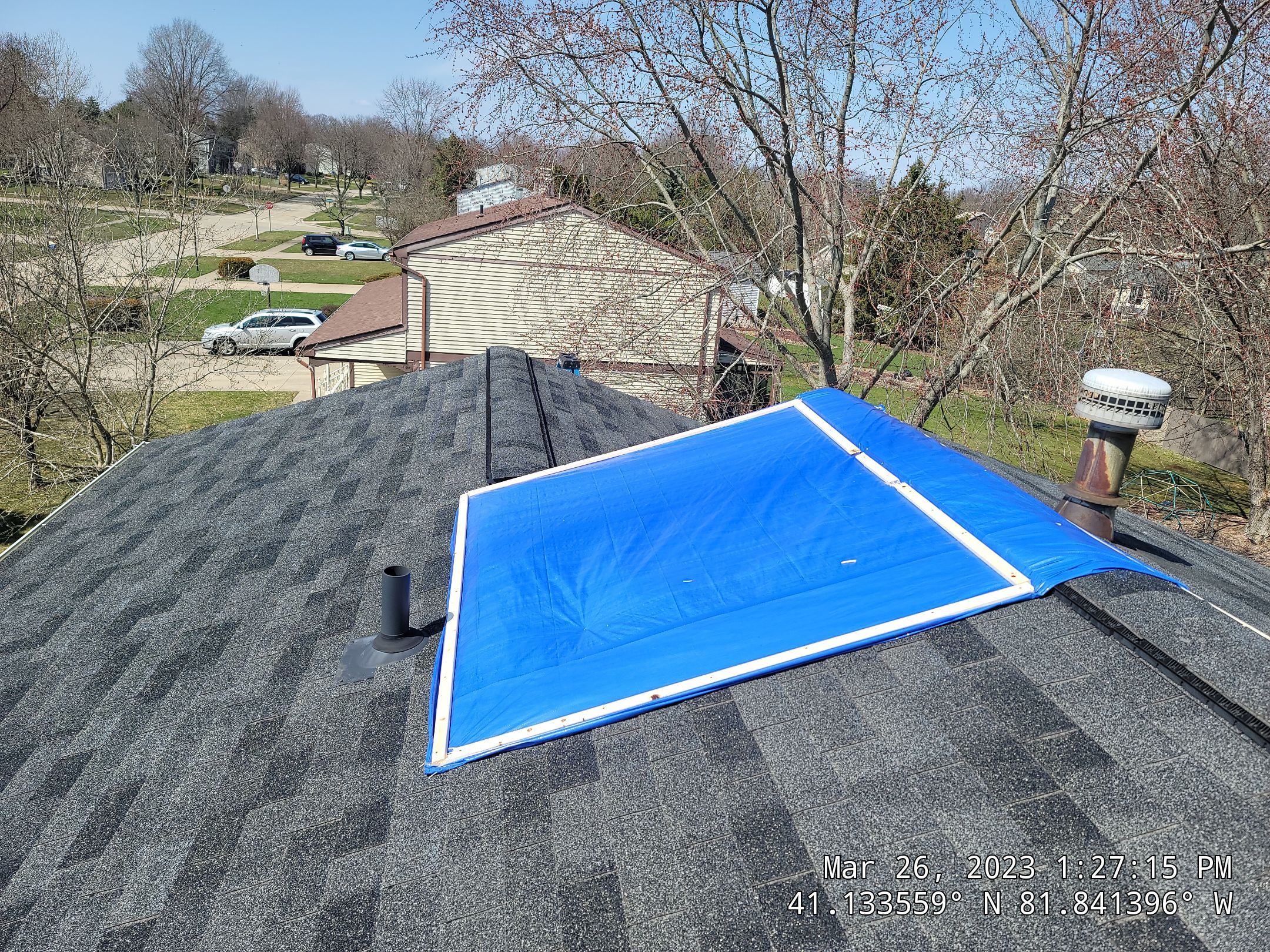 ATLAS PINNACLE COLOR: BLACK SHADOW DRIP EDGE: WHITE by Eagle Eye Roofing