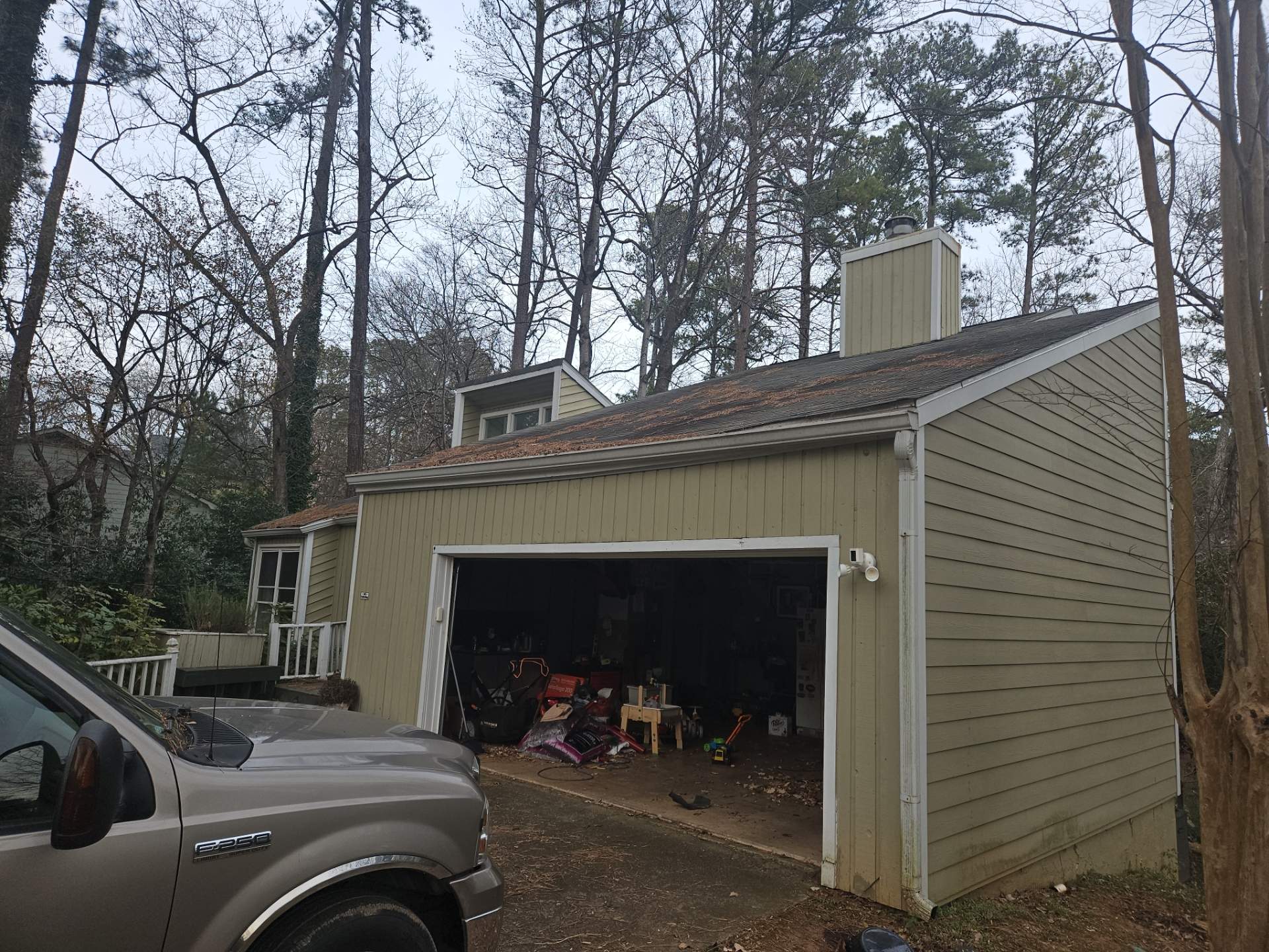 Exterior Painting with Accent Color and James Hardie Siding Installation in Marietta, GA by Nelson Exteriors