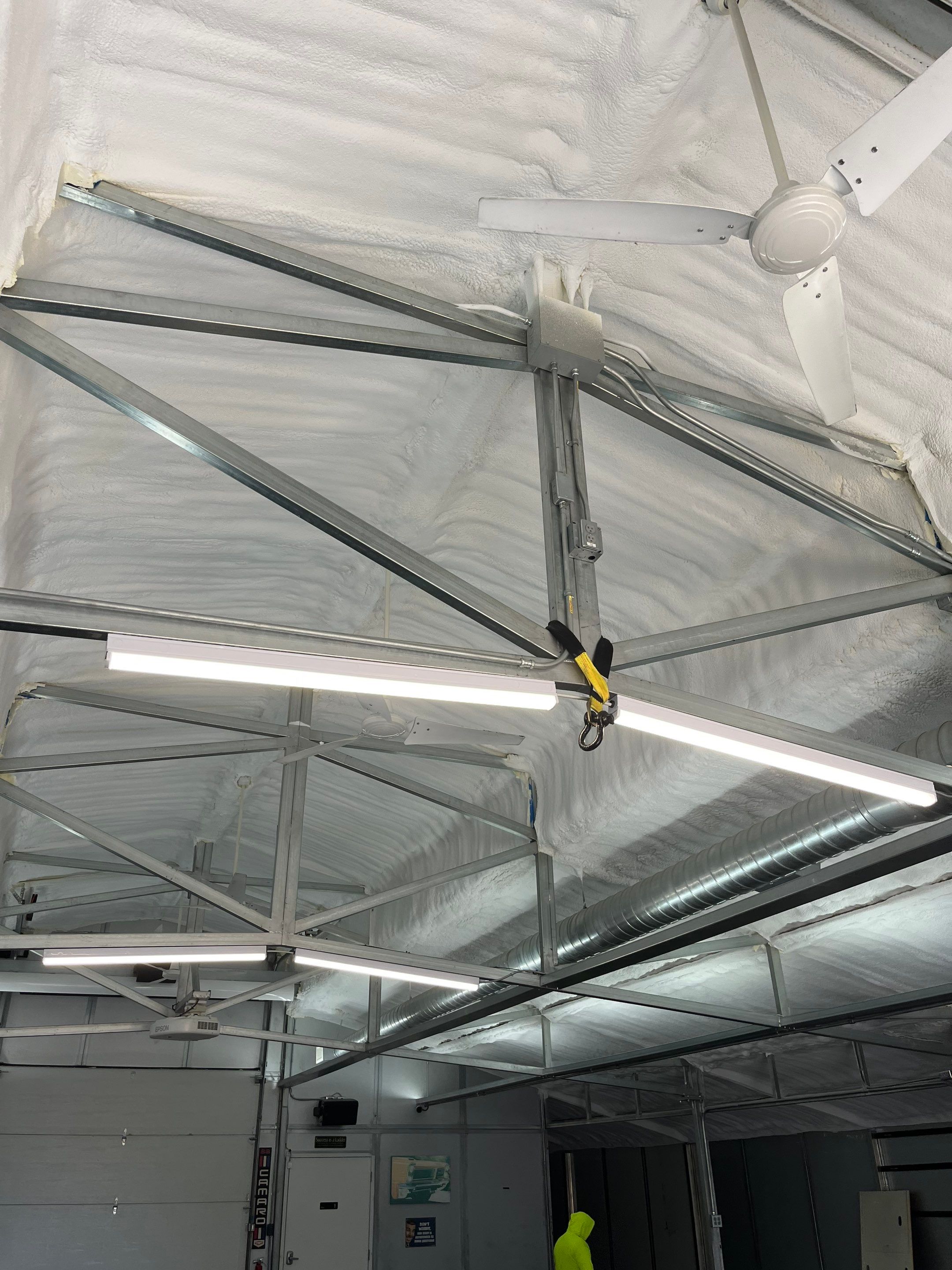 Sunnyvale Tx, Close cell spray foam custom garage  by Apex Insulation Solutions