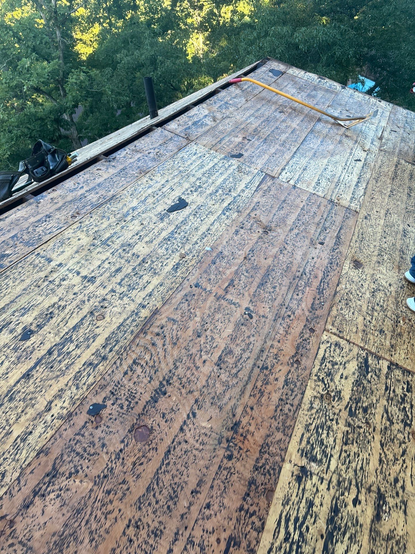 Residential Roofing Installation using GAF TImberline HDZ Hickory by Rainstoppers Roofing