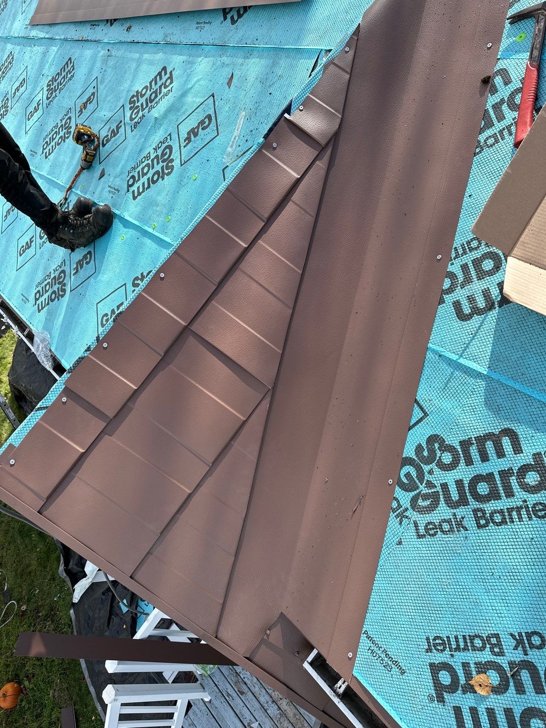 Residential Roofing Installation using Wakefield Bridge Steel Shingle by Ideal Steel by Artisan Roofing & Home Improvements Inc.