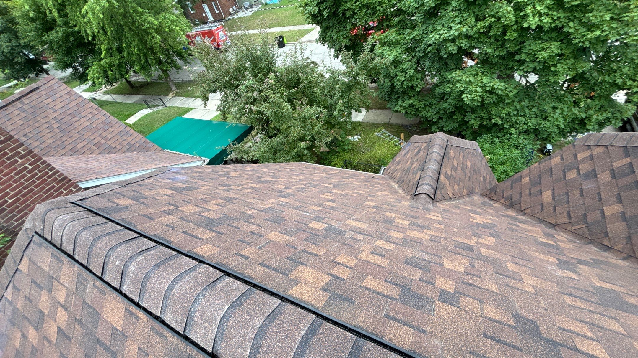 Roof Replacement using Owens Corning Brownwood by 180 Contractors