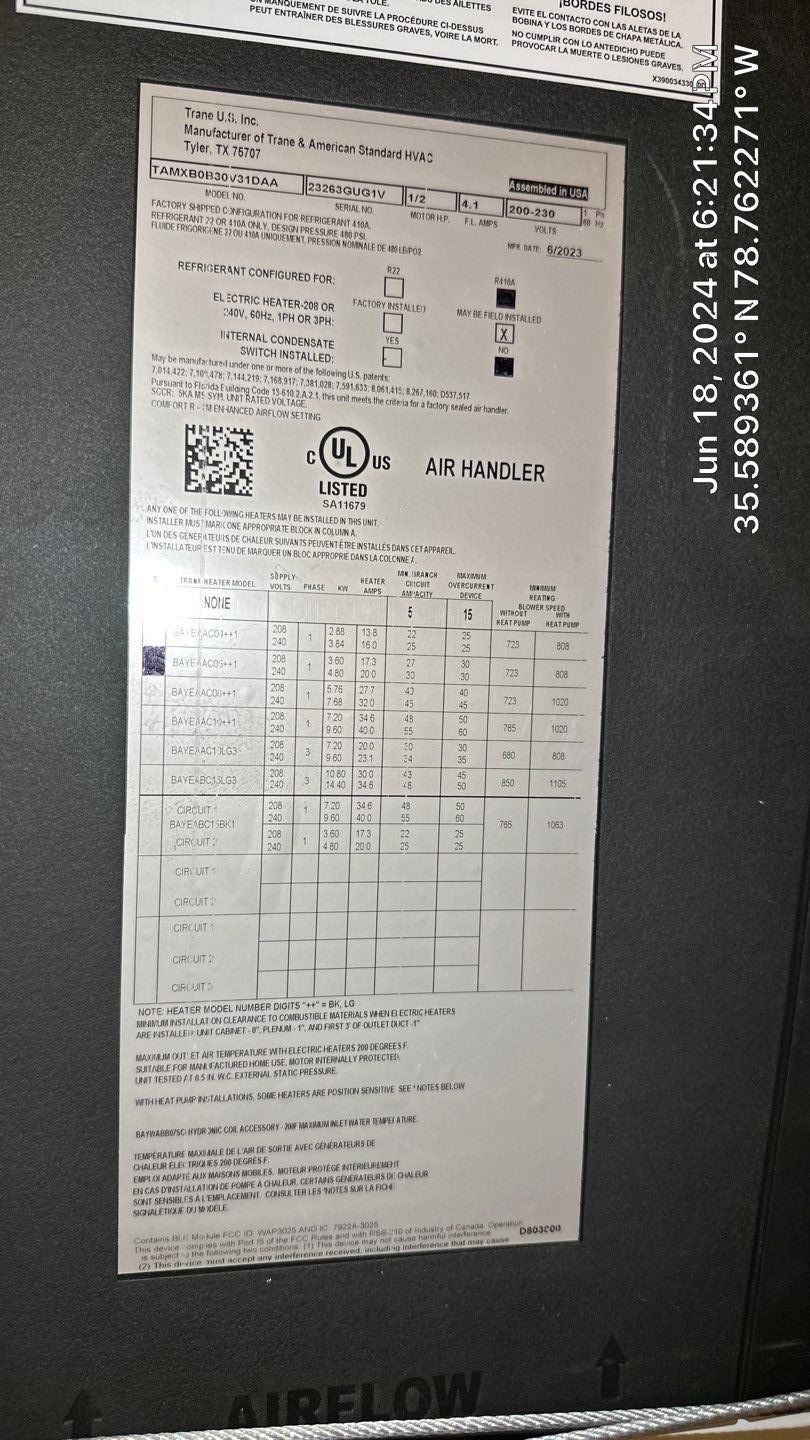 2 Trane XV20i Split System Install by Nick's Mechanical LLC.