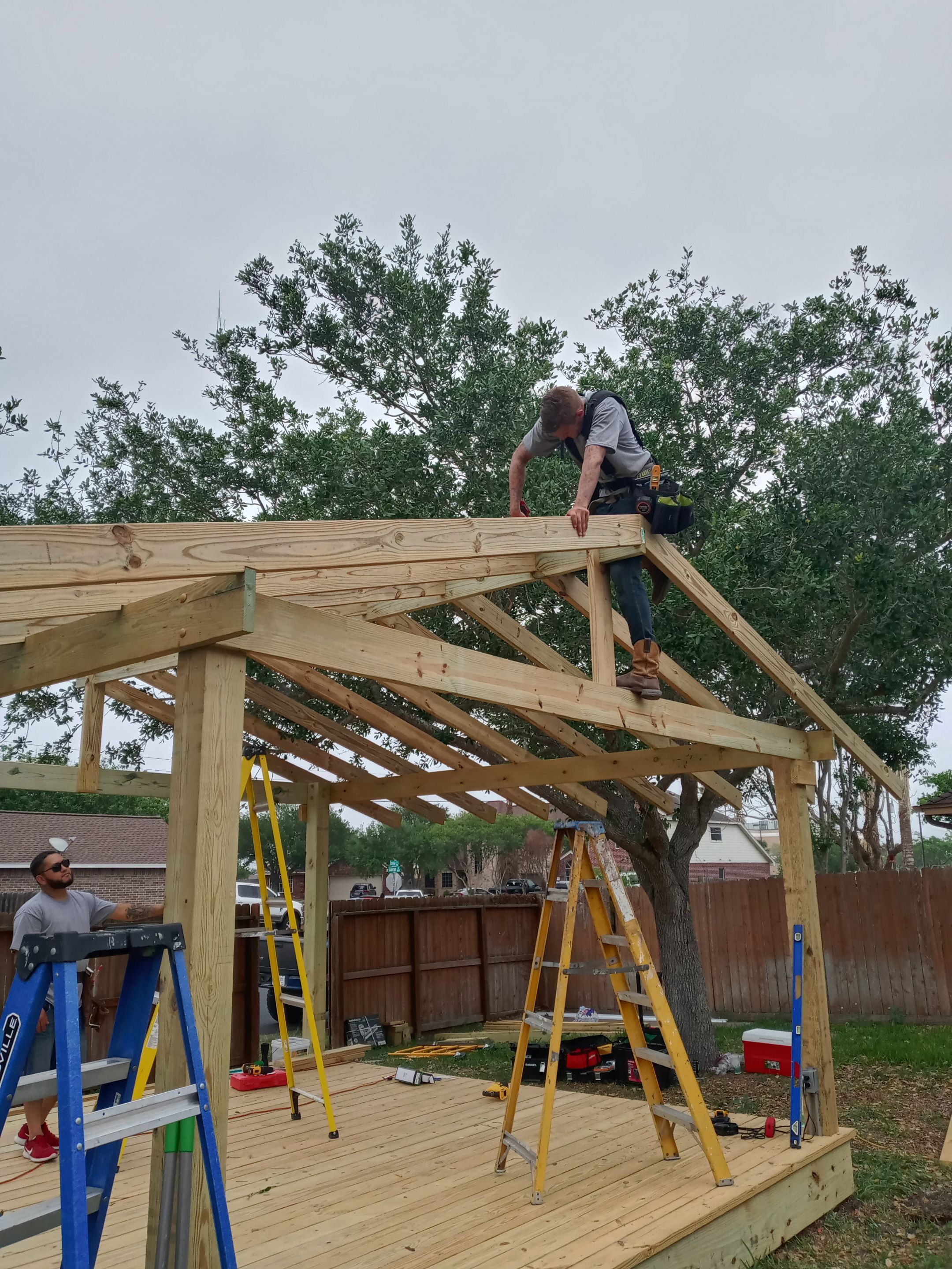 Back Yard Dance Party by Bayfront Roofing and Construction