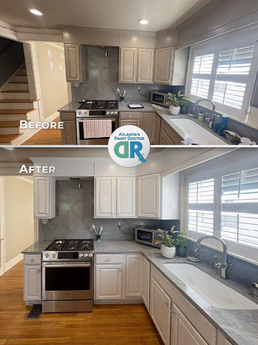 Ktichen Transformation in Atlanta by Atlanta's Paint Doctor