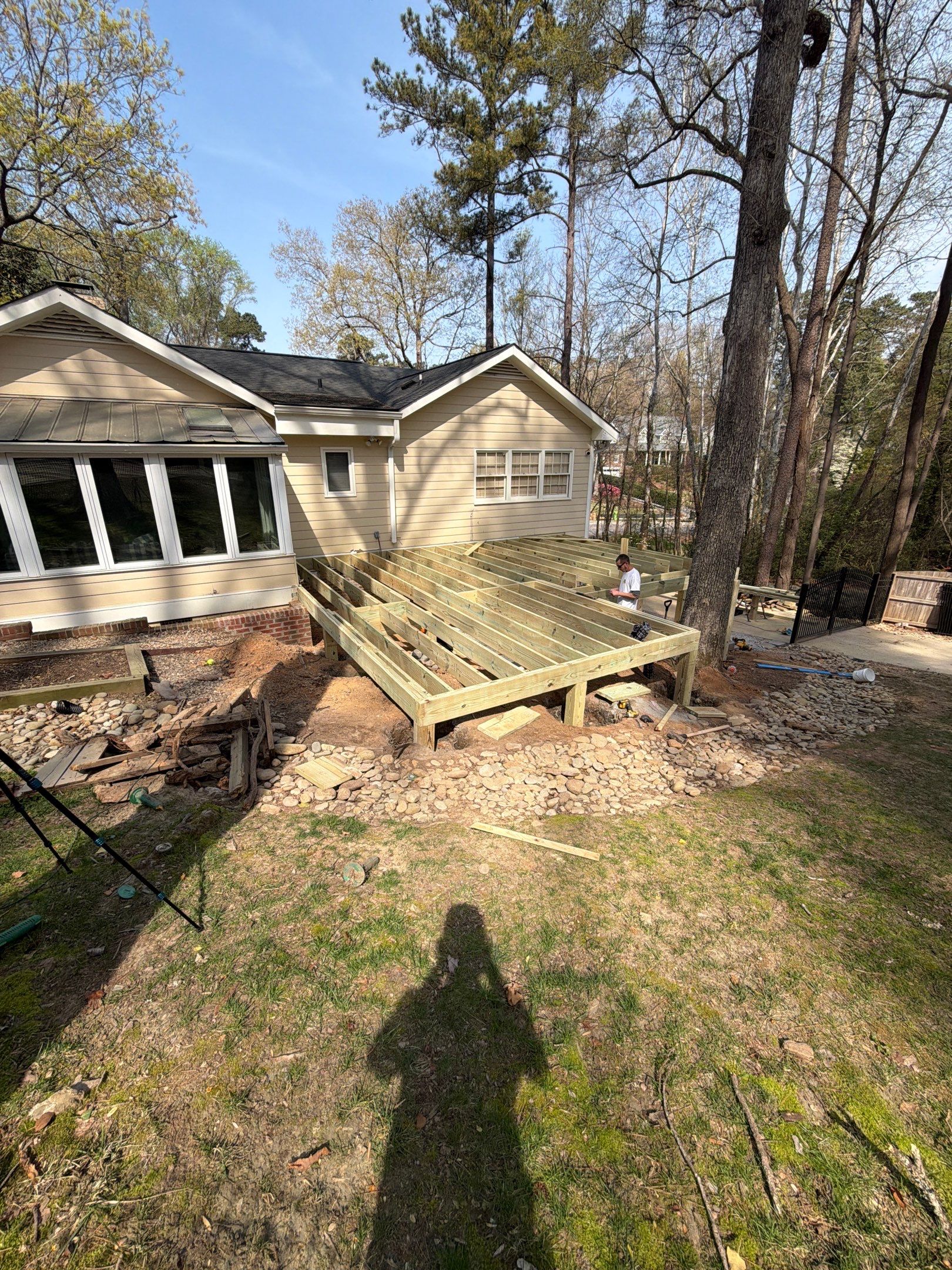 New Deck Construction & Site Improvements by Billy Weatherspoon Contractor