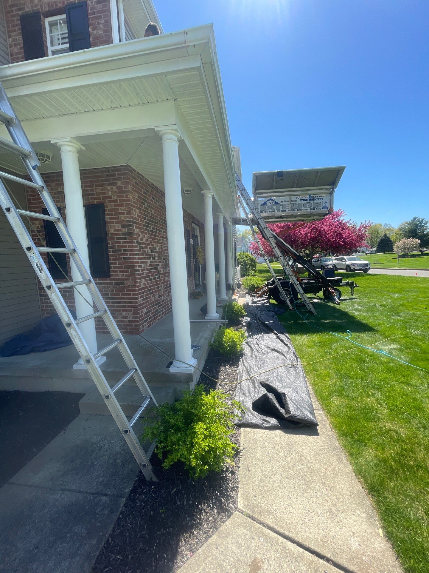 Residential Roofing Installation using Tamko Rustic Black by A Plus Exterior