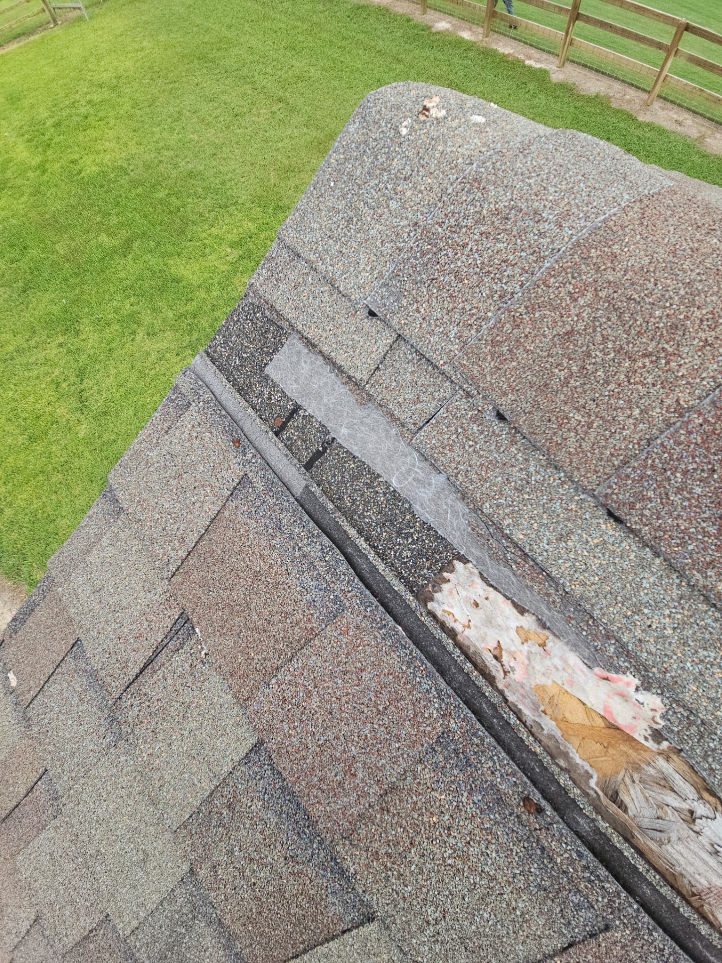 Hail Damage using Owen's Corning Duration (Lifetime) Shingles by Roof Repair Company