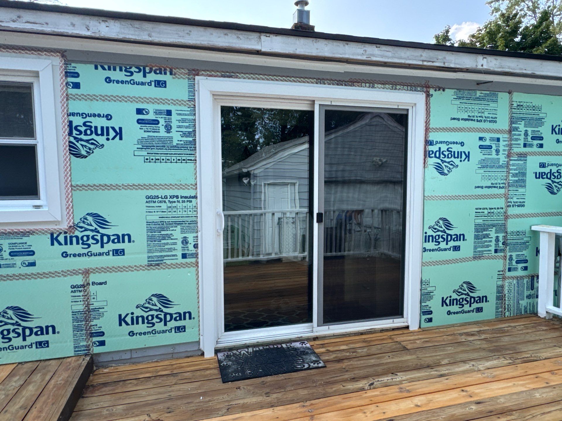 Siding Replacement using Alside D5" Platinum Grey by 180 Contractors