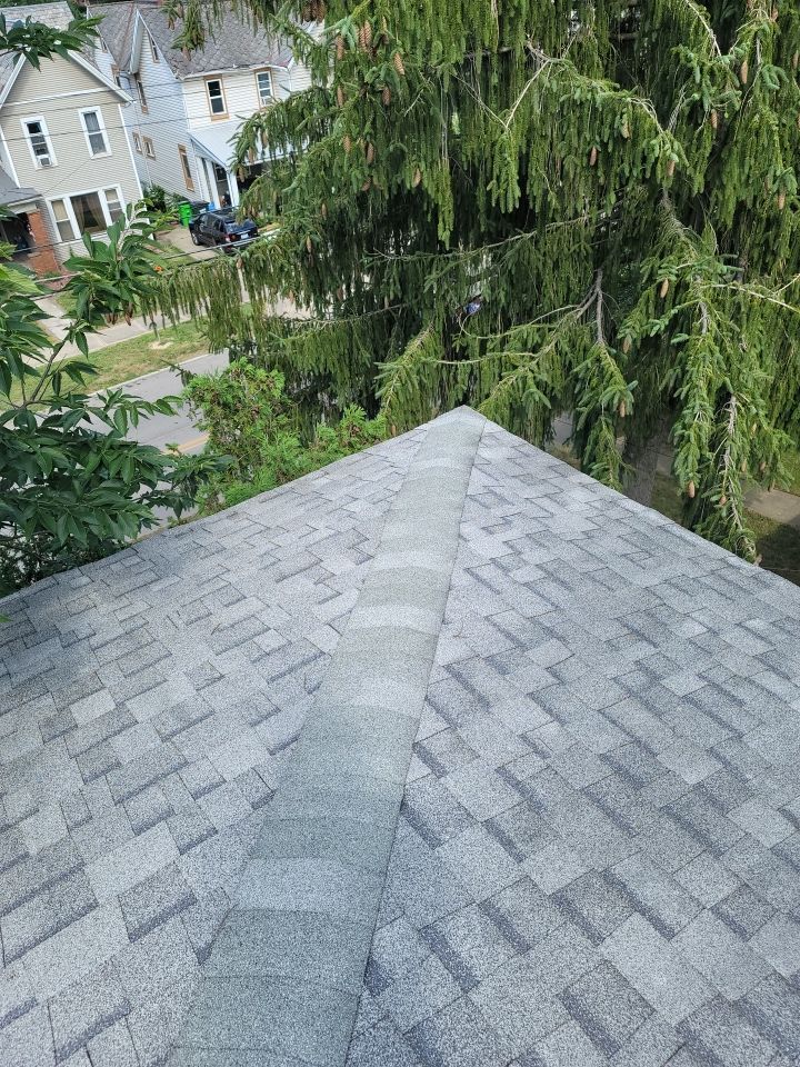 ATLAS PINNACLE COLOR: MAJESTIC SHAKE DRIP EDGE: WHITE by Eagle Eye Roofing