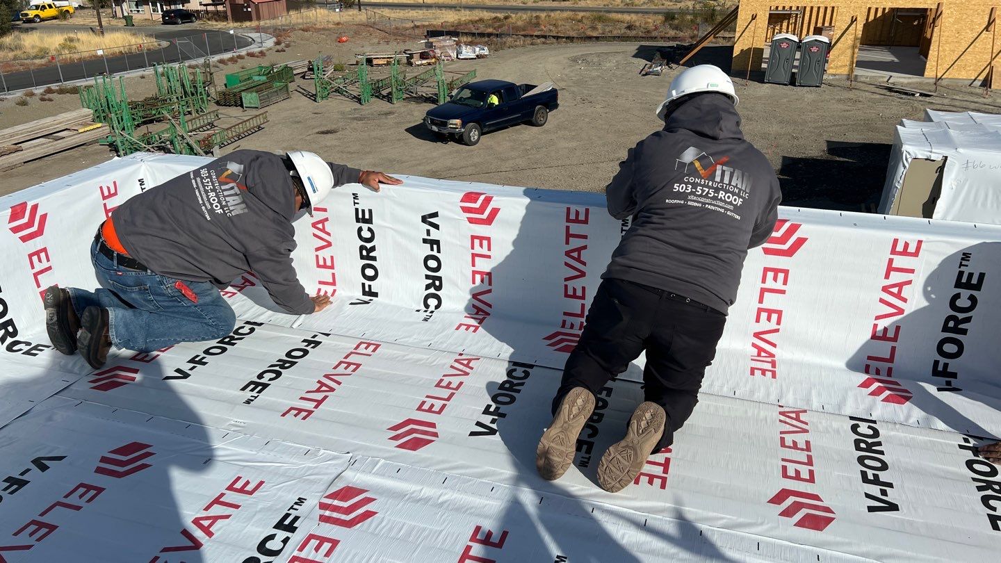 Commercial Roofing Installation using TPO by Vitan Construction LLC 
