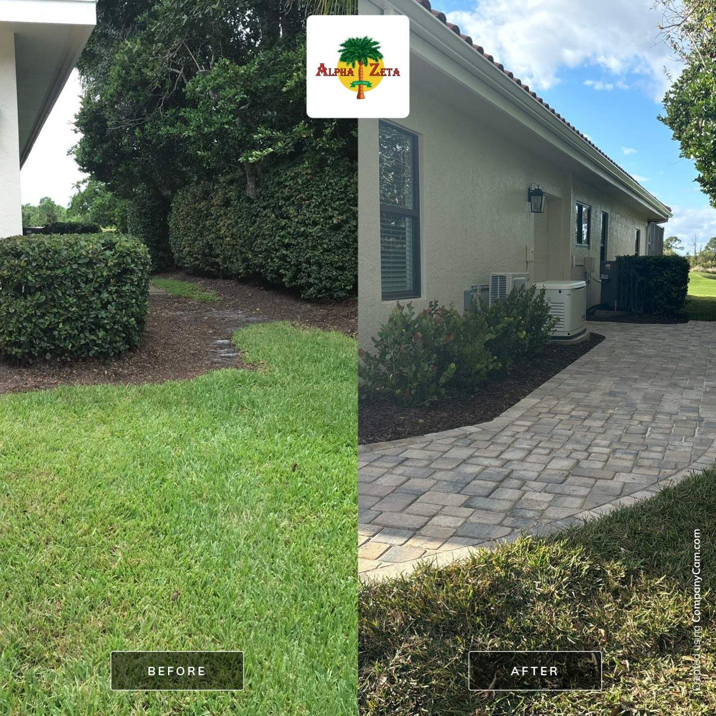 Harbour Ridge – Driveway & Exterior Transformation by Alpha Zeta Enterprises Inc