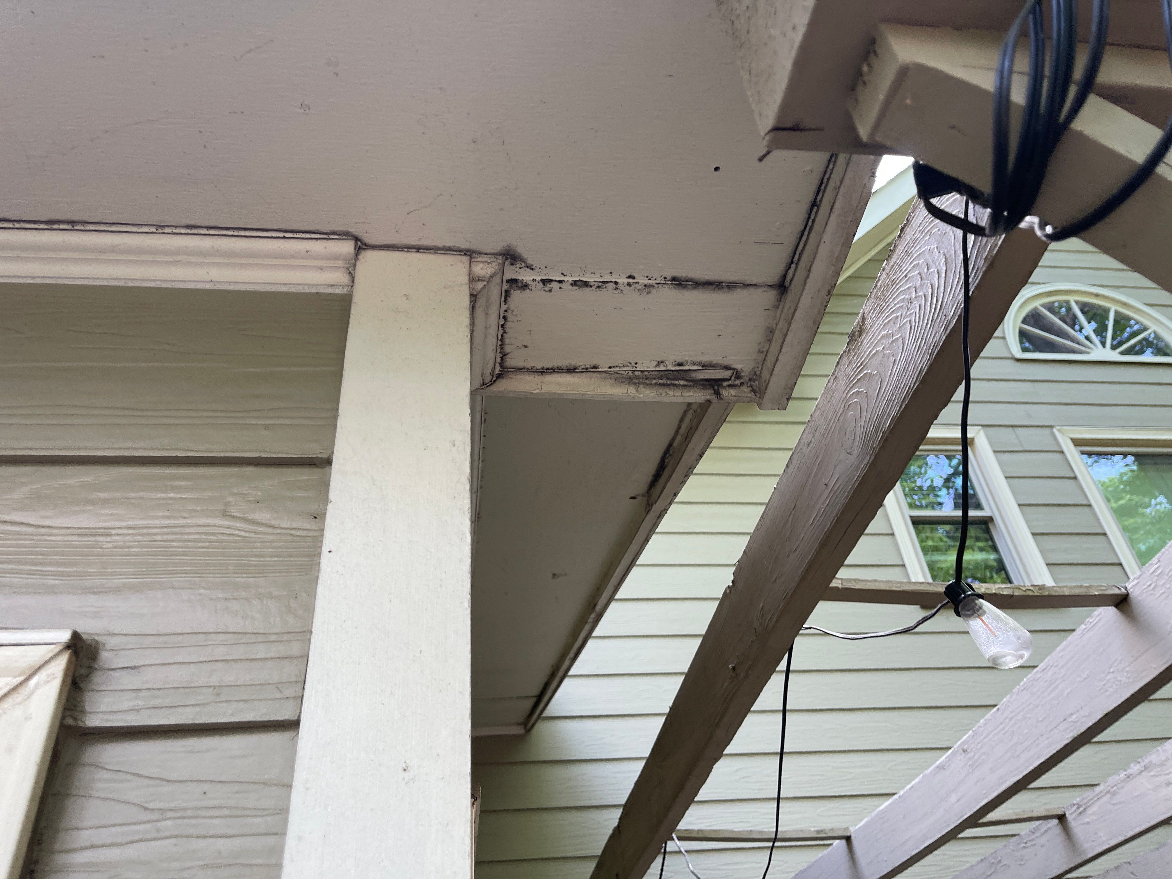 Marietta, GA Rotten Wood Replacement, Chimney Corner Board Installation, Gutter Replacement, and Exterior Painting by Nelson Exteriors