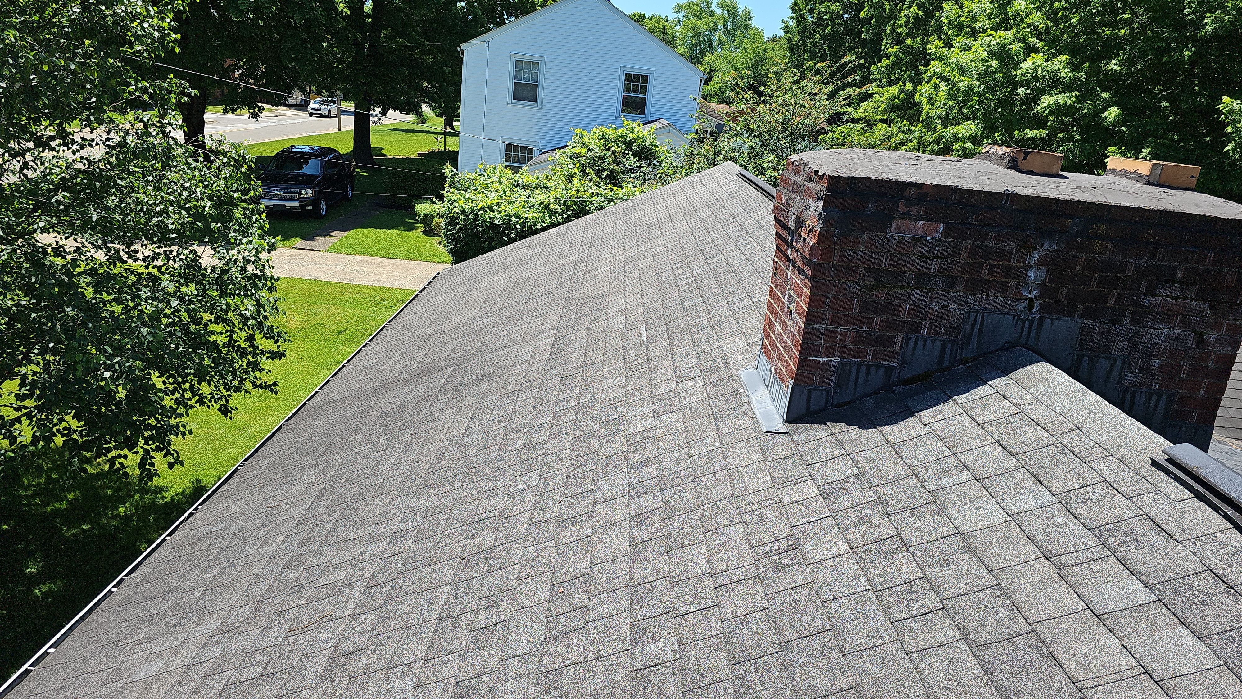 Atlas Pinnacle, Color, Oyster Shell, Drip Edge, Color, White by Eagle Eye Roofing