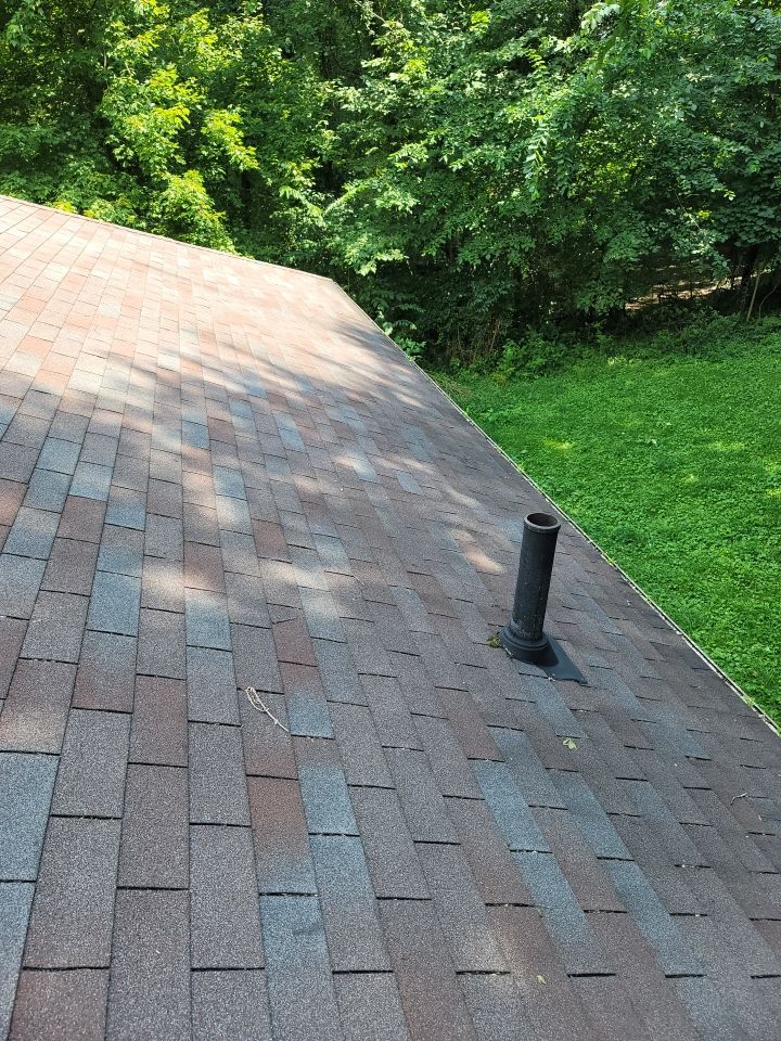 Atlas Pinnacle Pristine Scotchgard: Hickory Drip Edge: Musket brown by Eagle Eye Roofing