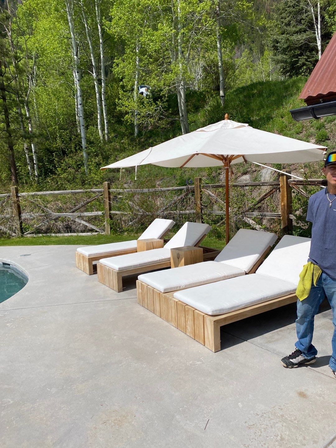 Deck repair & complex lighting install in Aspen by Roaring Fork Property Group 