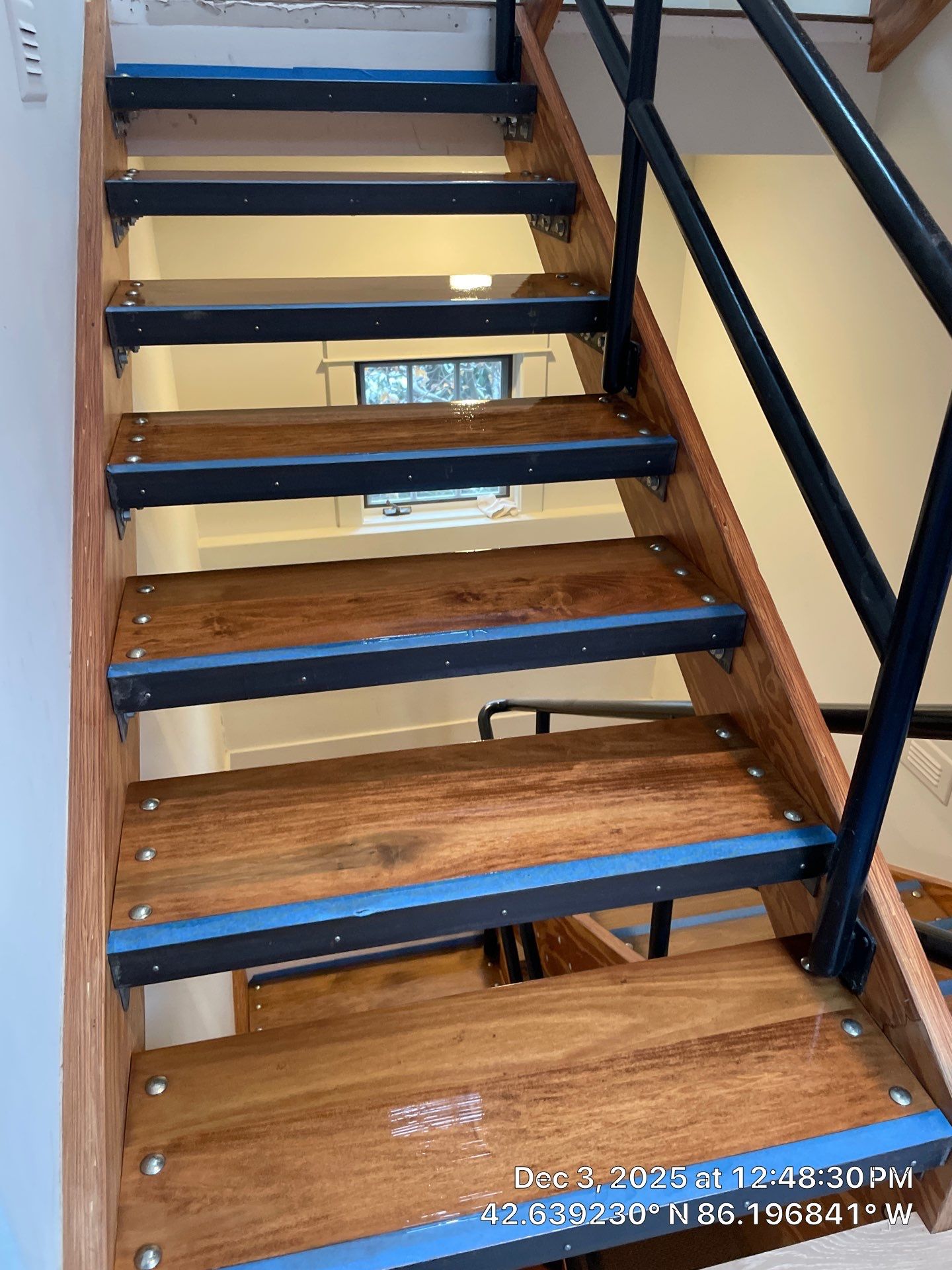 Duchateau Harmattan Hardwood with Matching Treads! by RTBaldwin Hardwood Floors