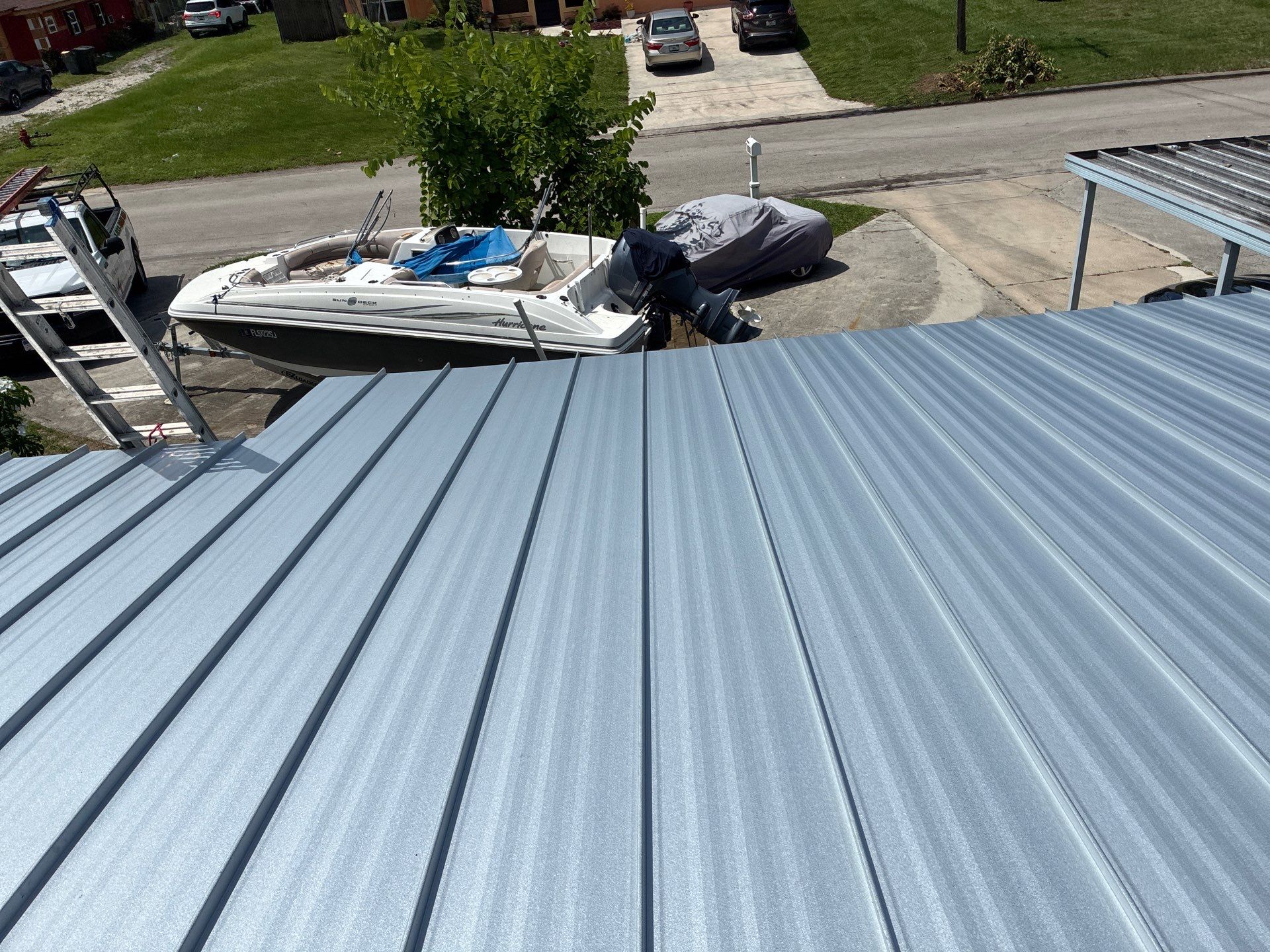 24ga 1.5" Mechanical Seam Mill Finish by Total Roofing System The Metal Roof Experts