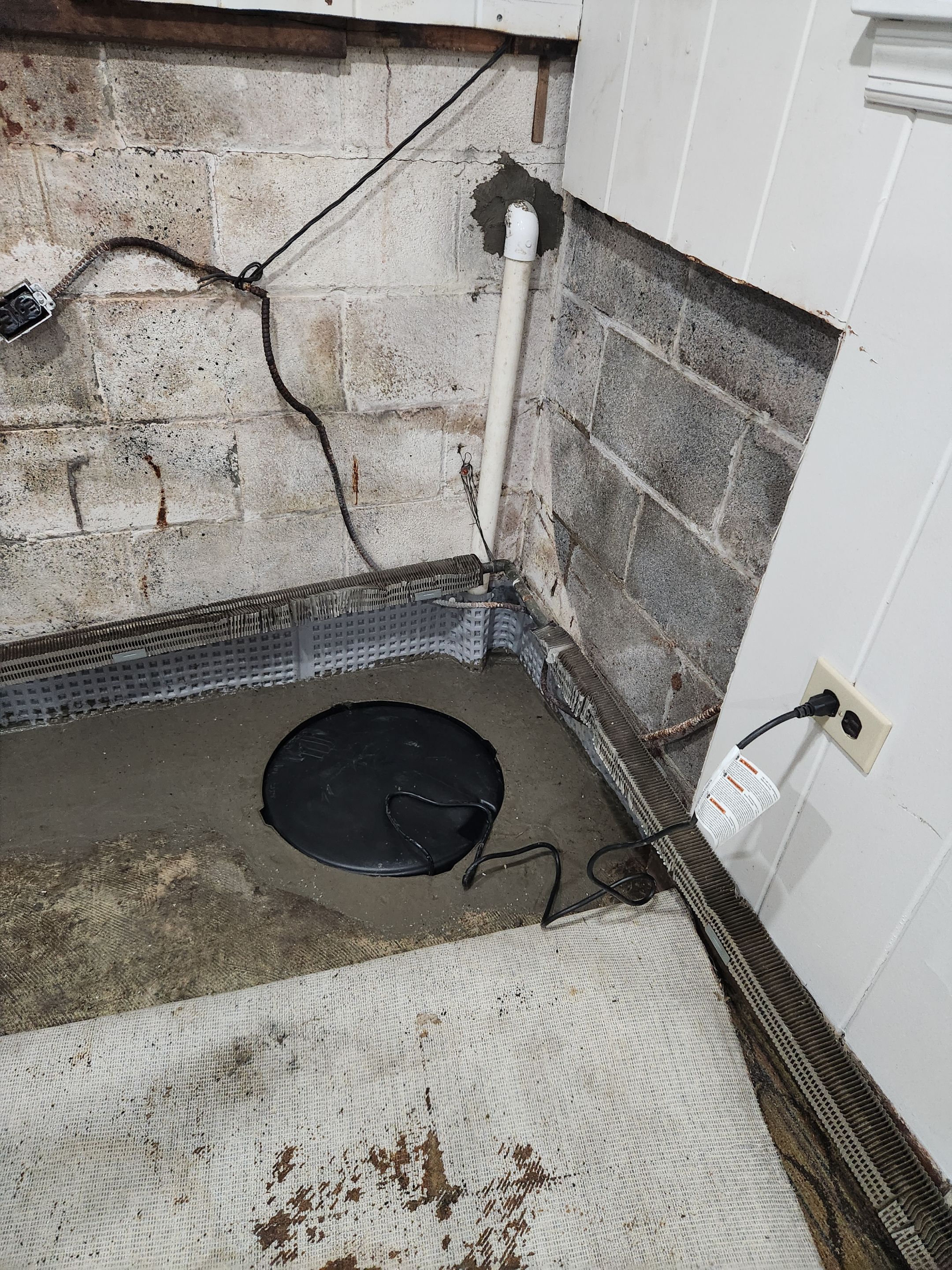 Interior French Drain Jefferson Township by Pure Service Pro, LLC 