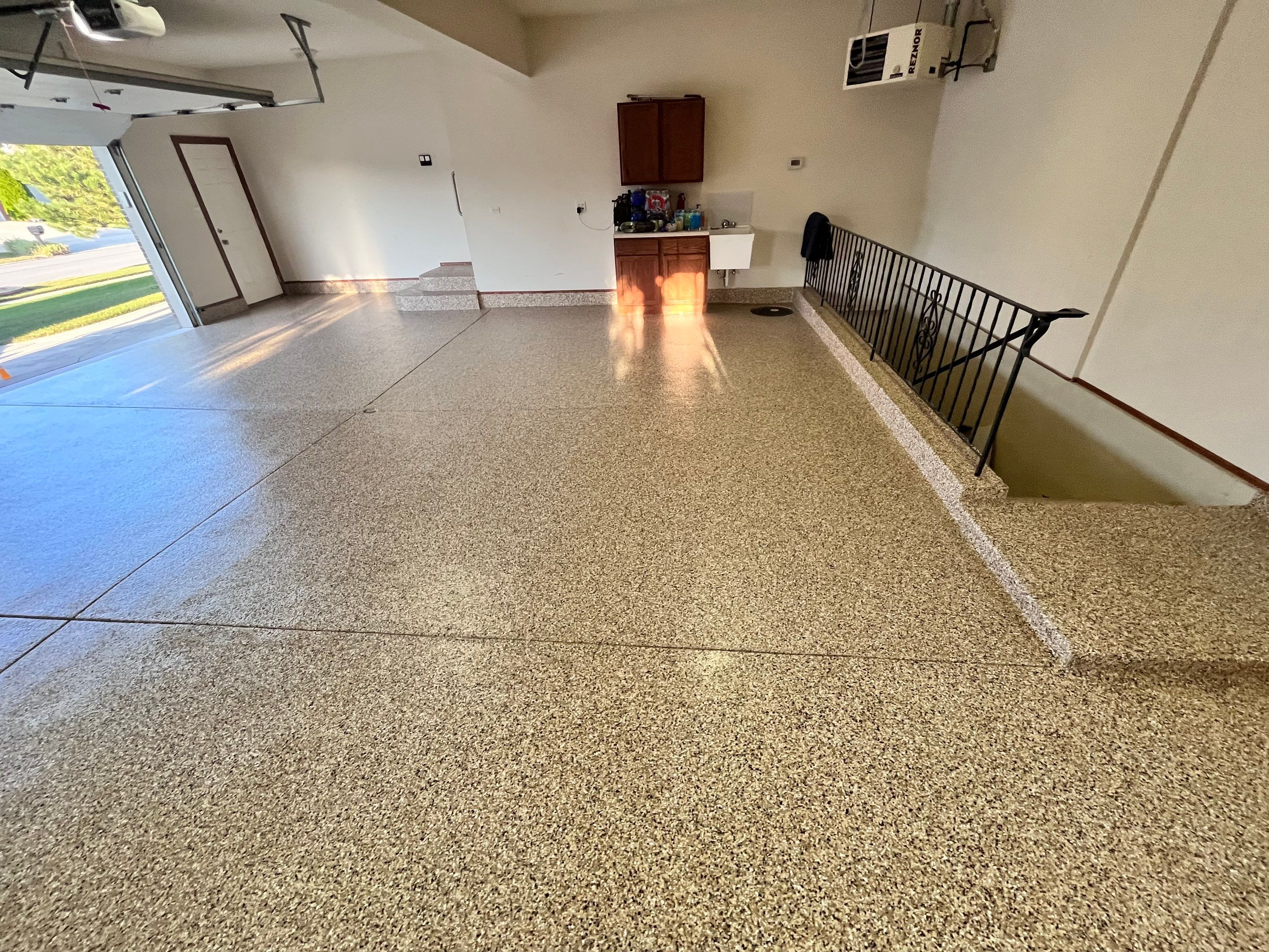 Outback Garage Floor Coating  by Level 10 Coatings