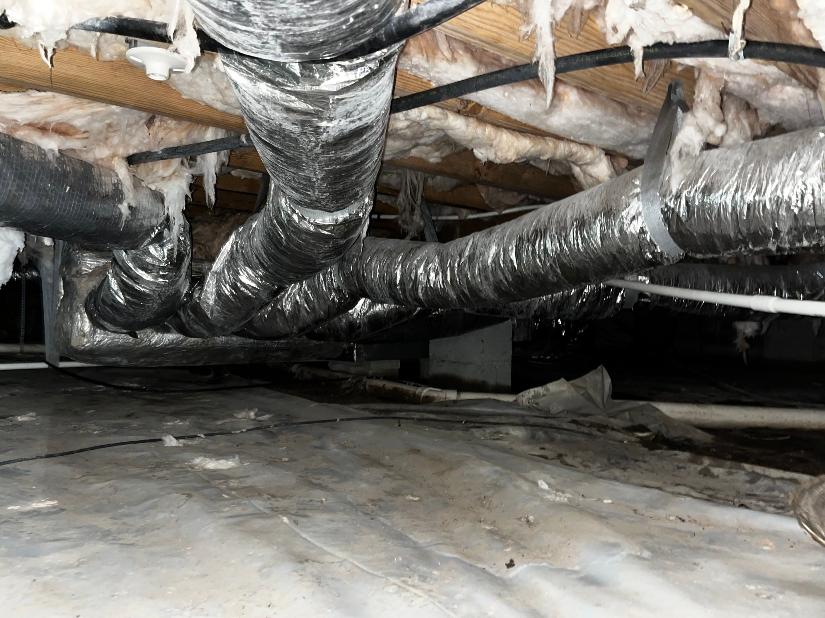 Impact Choice Encapsulation with French Drain and Crawlspace Doors by Impact Crawlspace