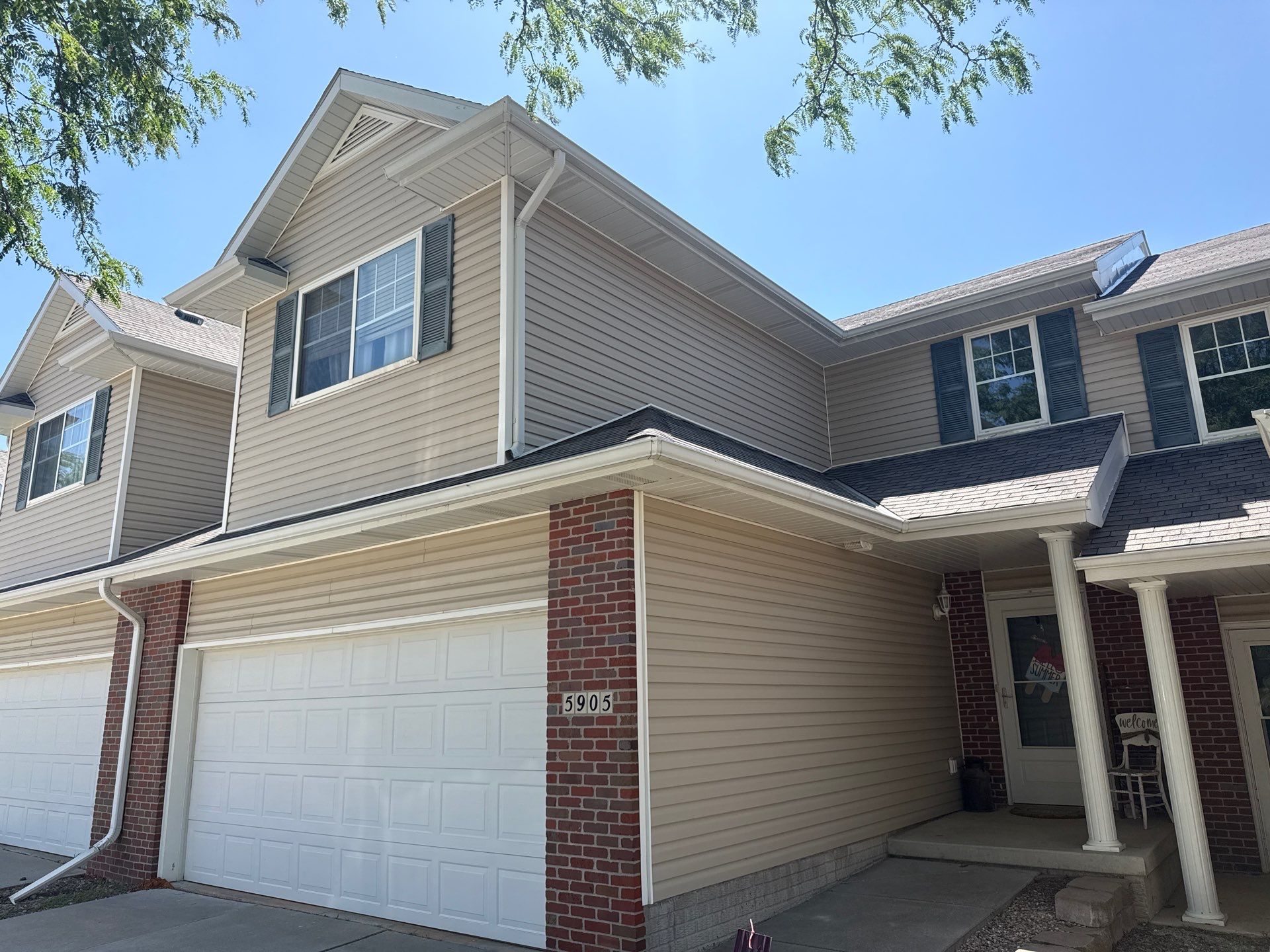 Residential Architectural Shingle Roof Replacement and Gutter Upgrade in Lincoln by Star Home