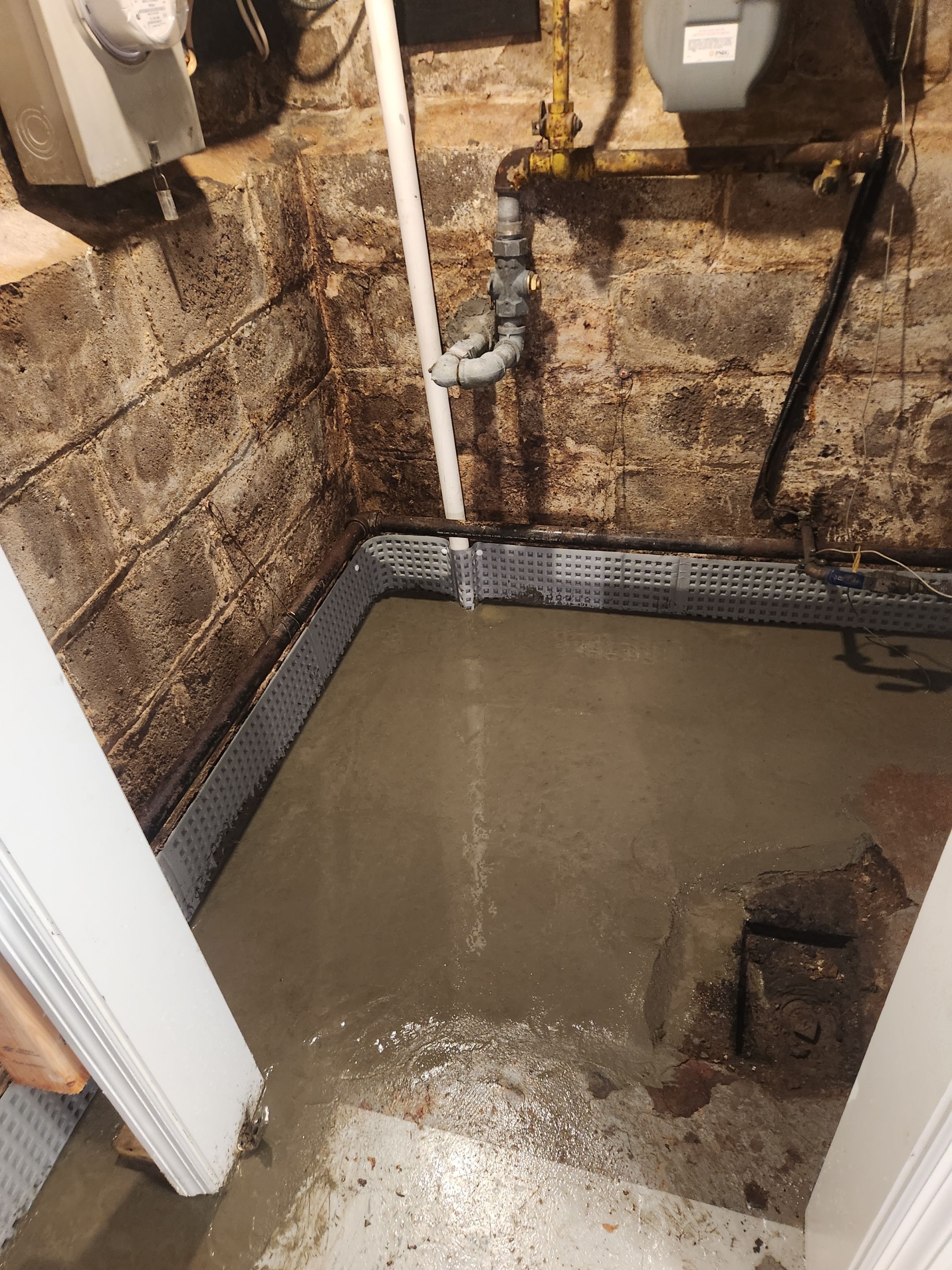 Interior French Drain West Orange NJ by Pure Service Pro, LLC 