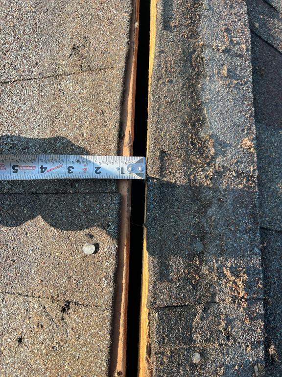 Residential Roofing Repair using Ridge vent replacement by Nitro Roofing and Construction