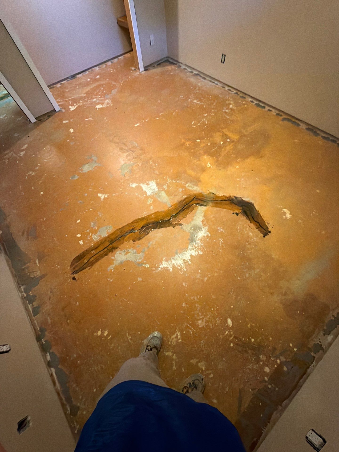 Basement Epoxy Flake Floor Installation and Surface Repair in Montague by Gordon Painting