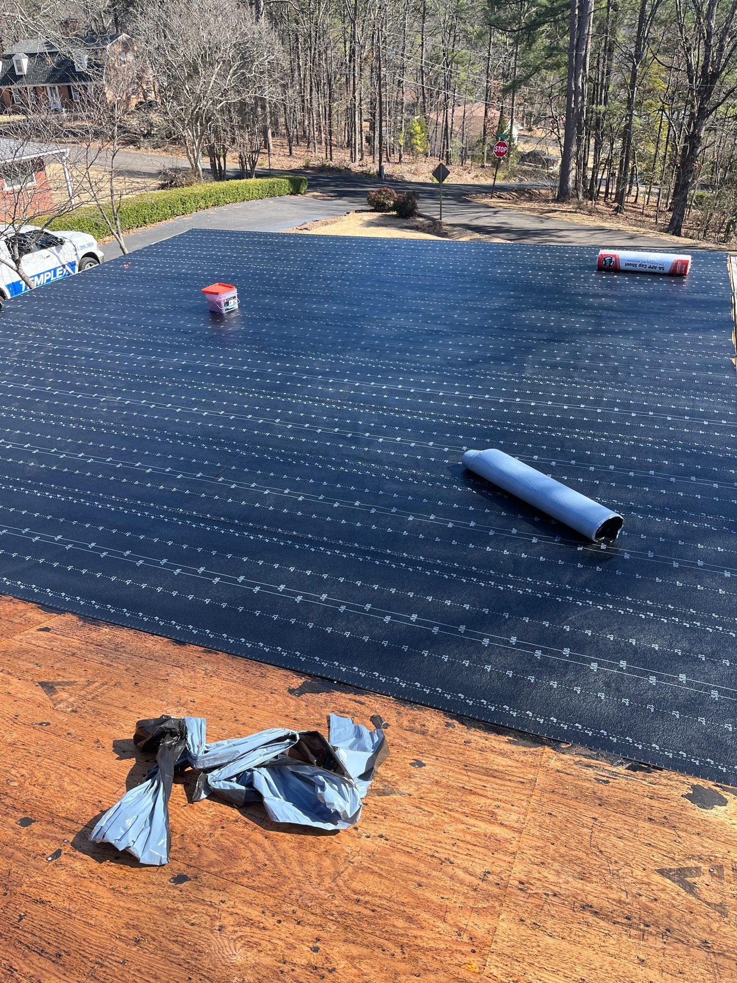 Residential Roof Replacement With GAF Architectural Shingles in Hot Springs by Temple Roofing and Exteriors