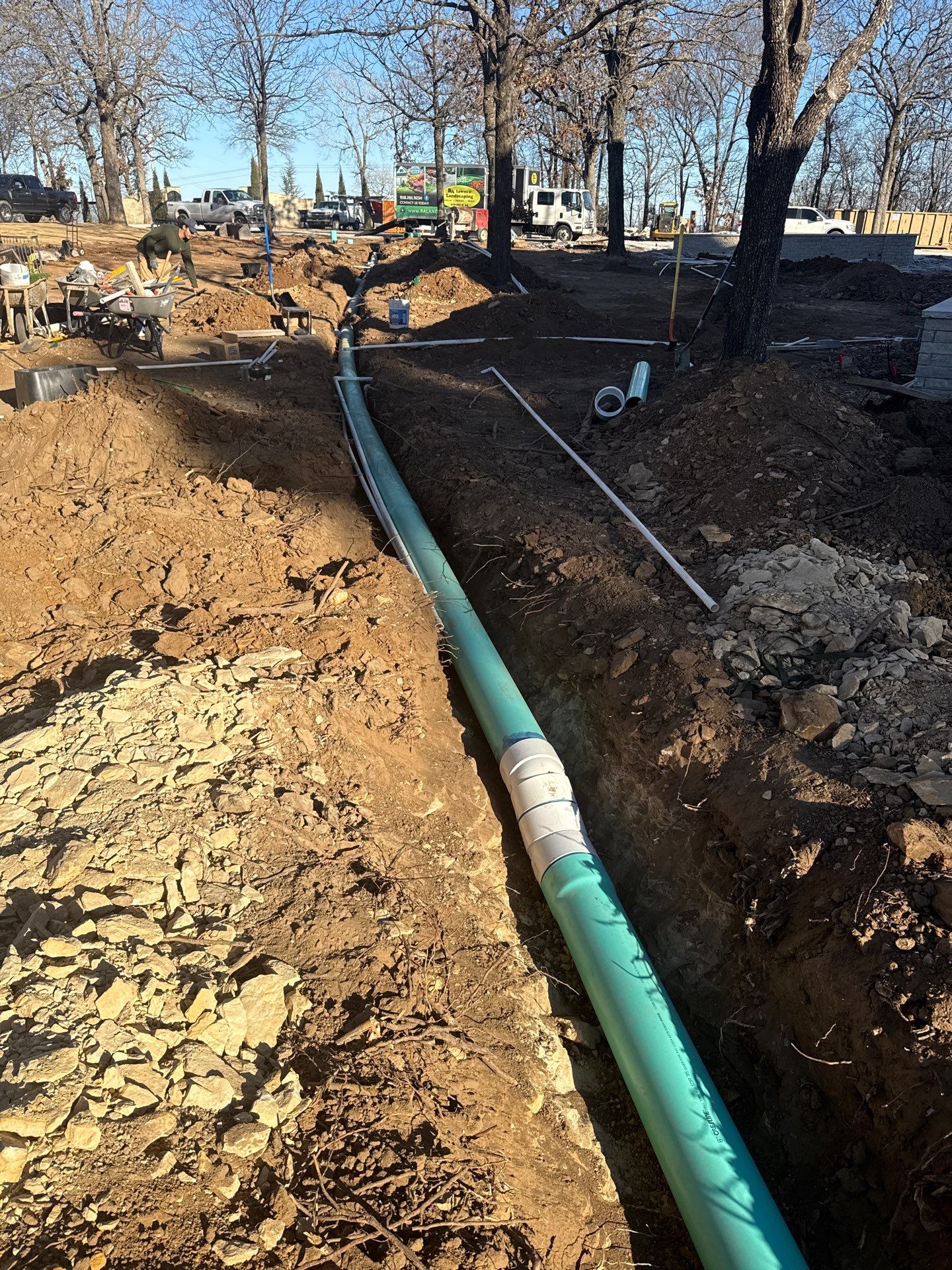 Project in Bixby, OK New construction  by BA Lawns and Landscaping LLC 